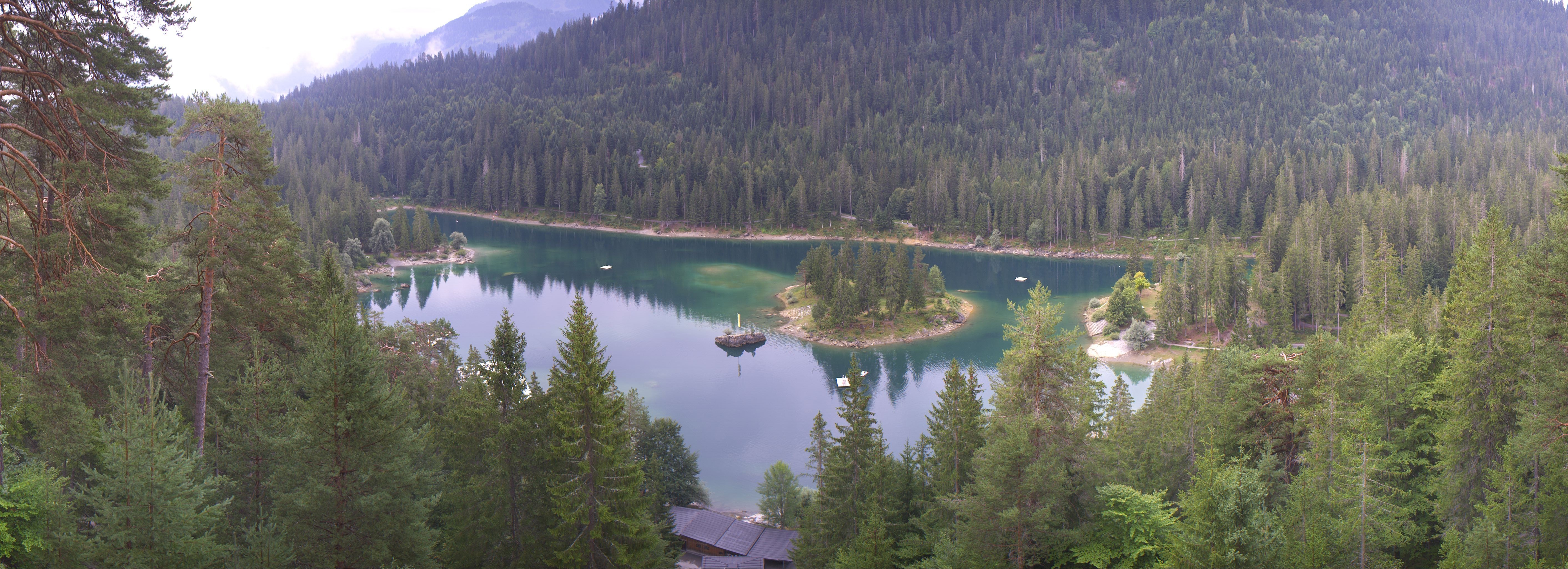 Archiv Foto Webcam Flims: Caumasee