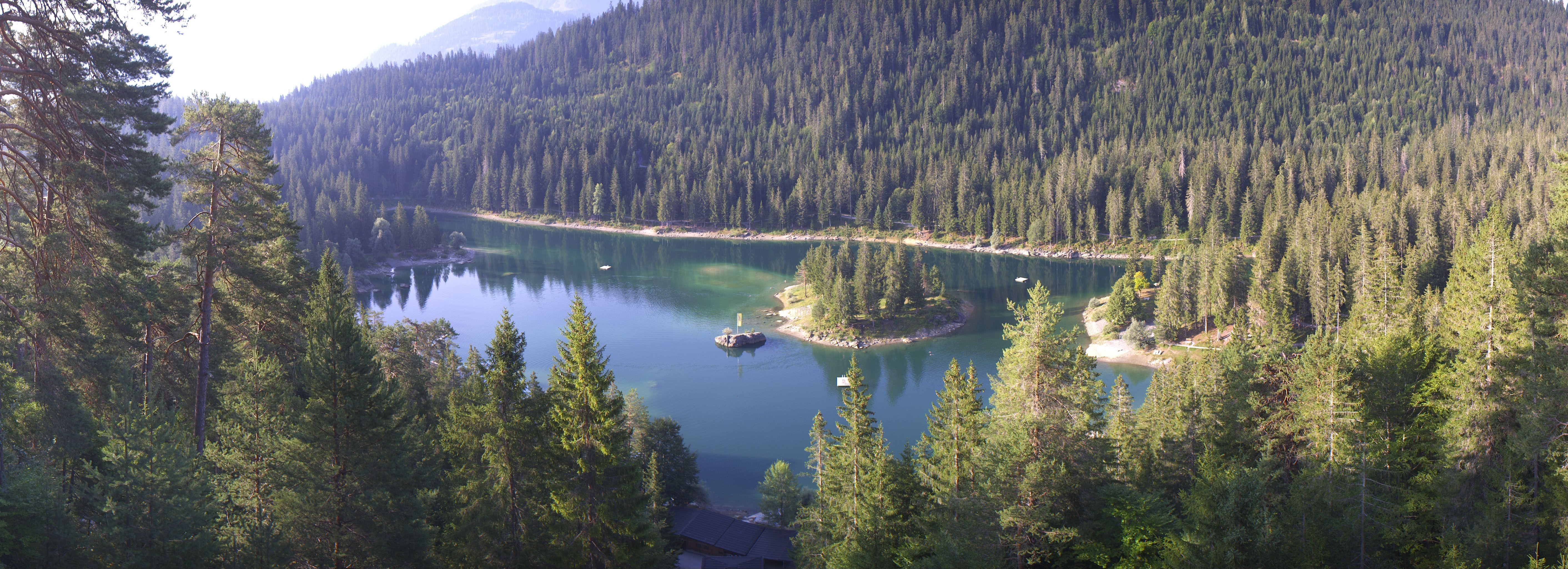 Archiv Foto Webcam Flims: Caumasee