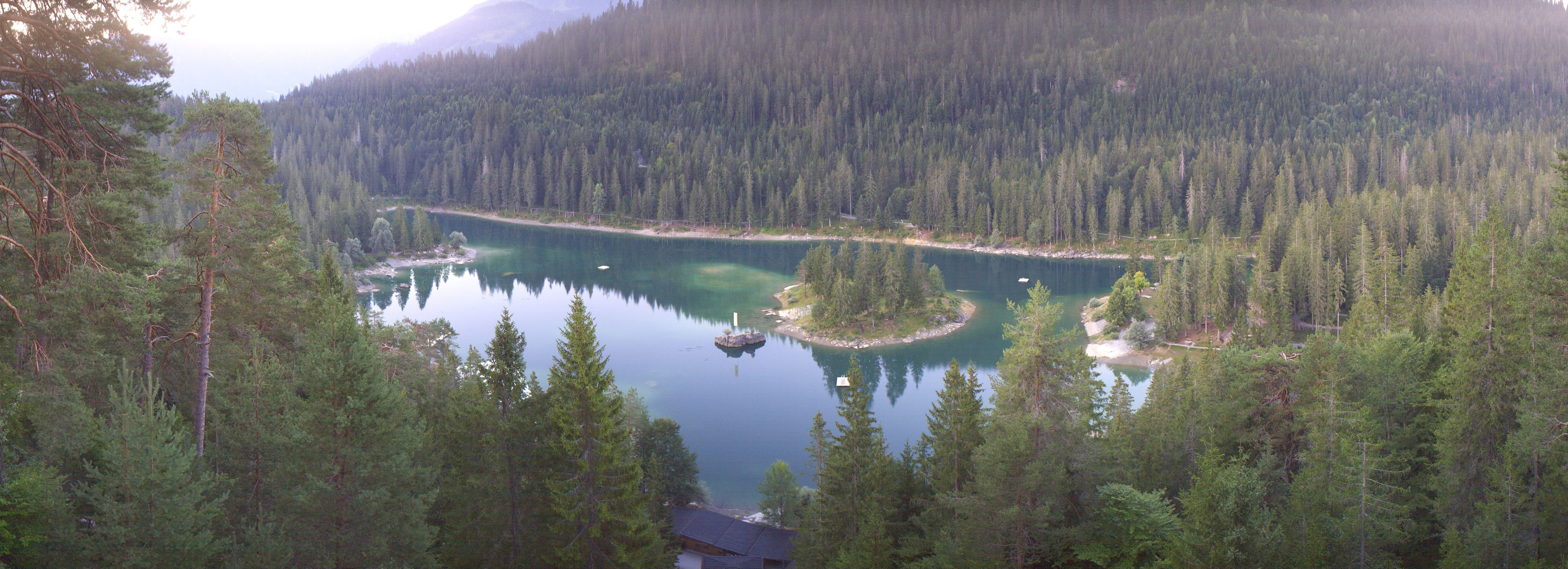 Archiv Foto Webcam Flims: Caumasee