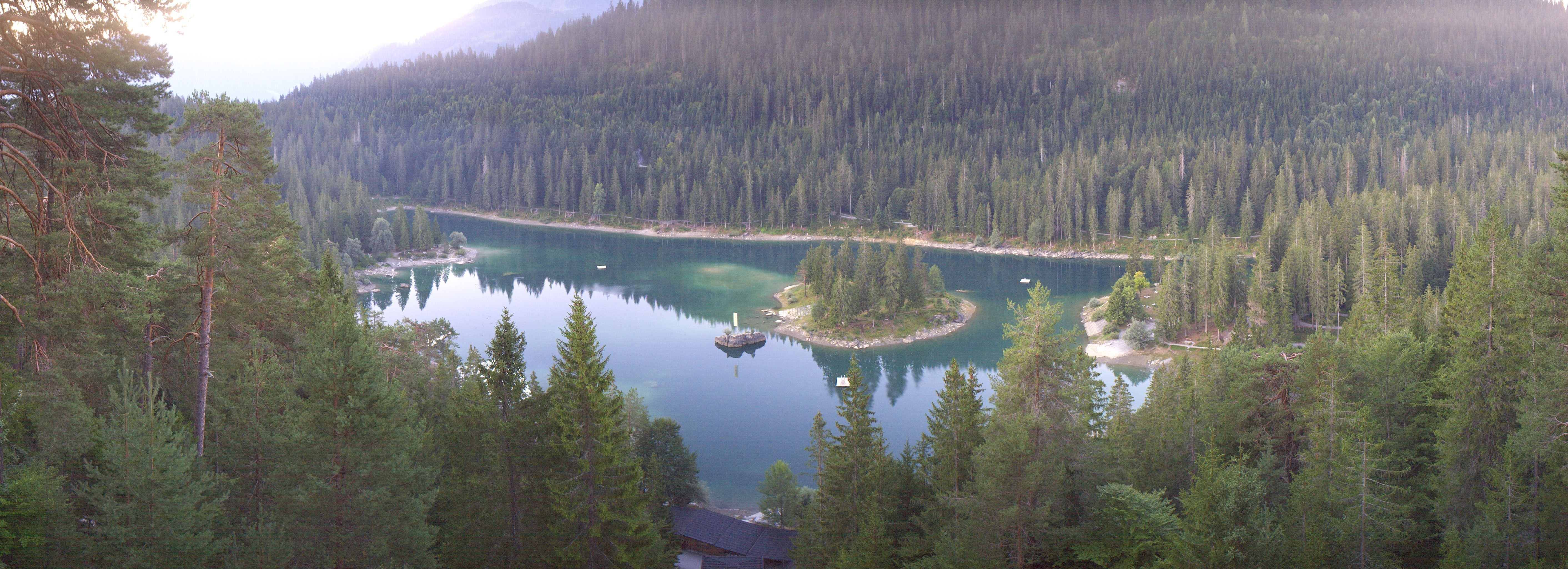 Archiv Foto Webcam Flims: Caumasee