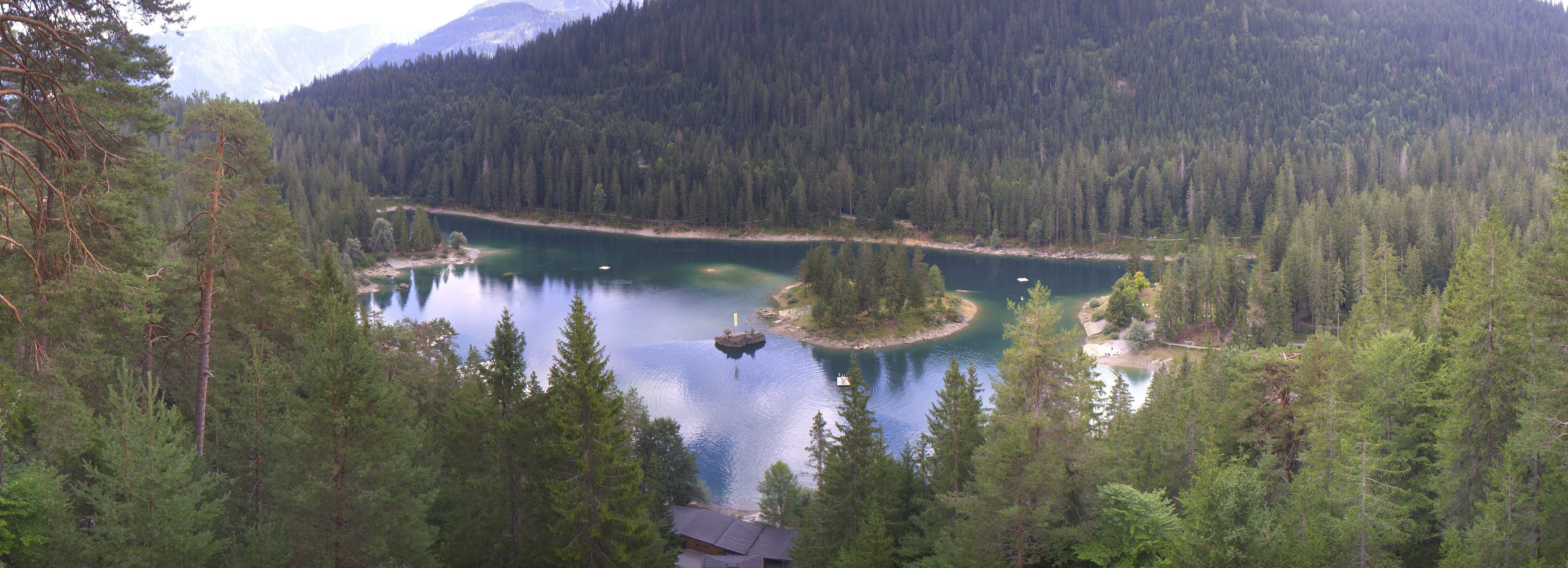 Archiv Foto Webcam Flims: Caumasee