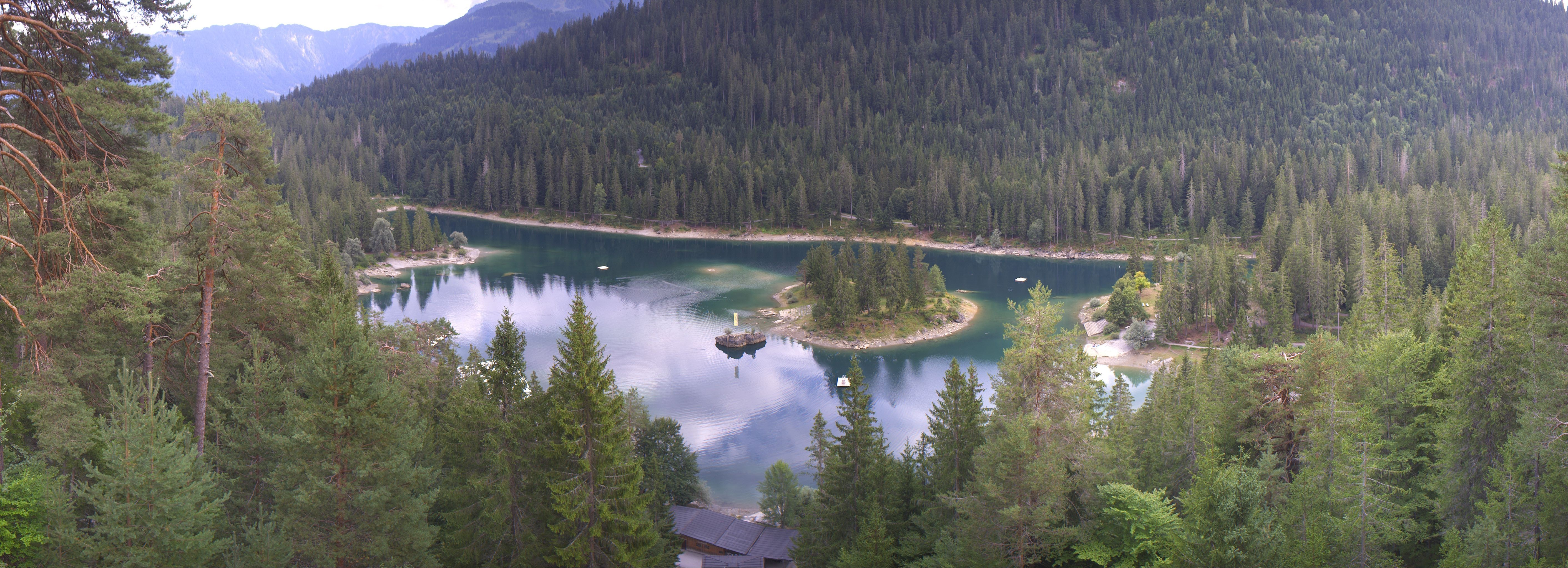 Archiv Foto Webcam Flims: Caumasee