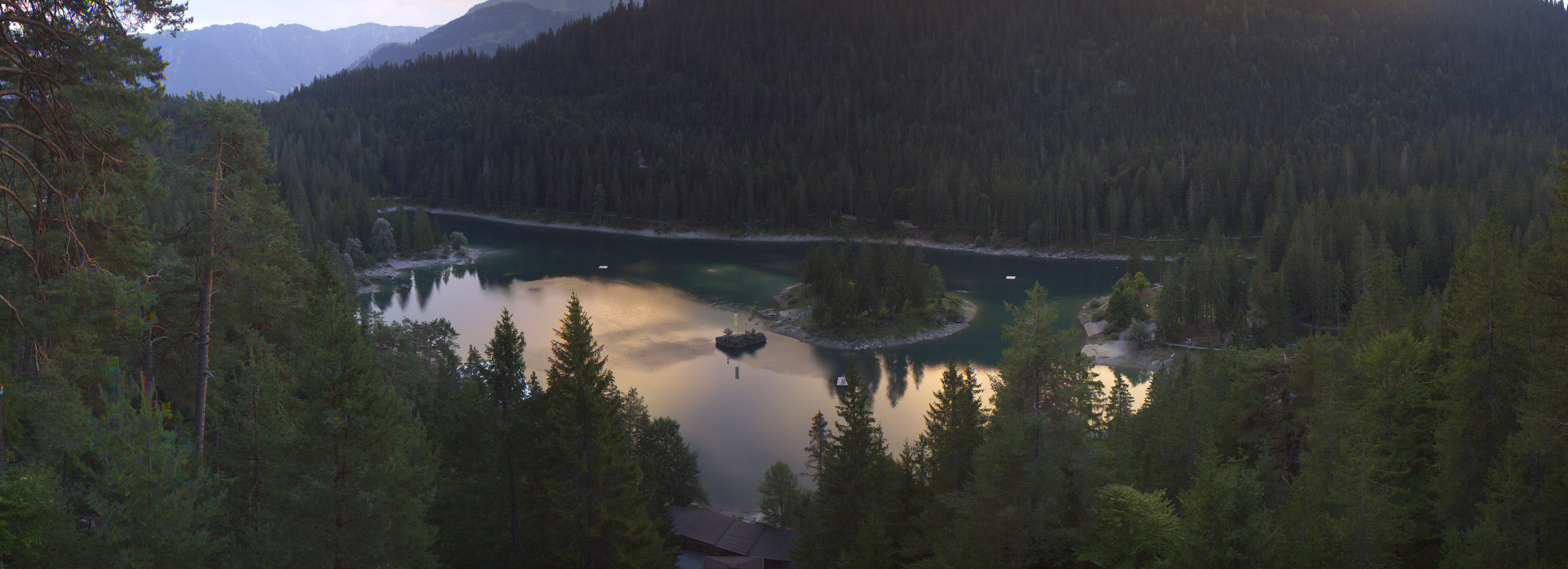 Archiv Foto Webcam Flims: Caumasee