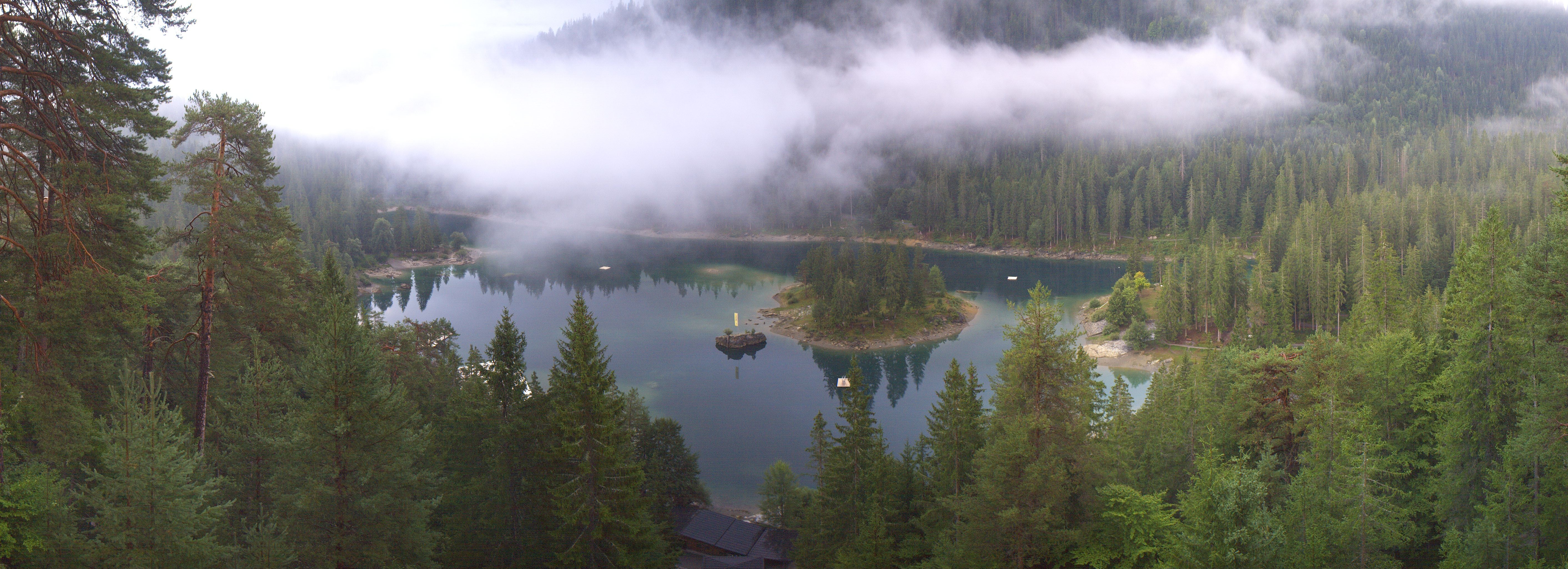Archiv Foto Webcam Flims: Caumasee