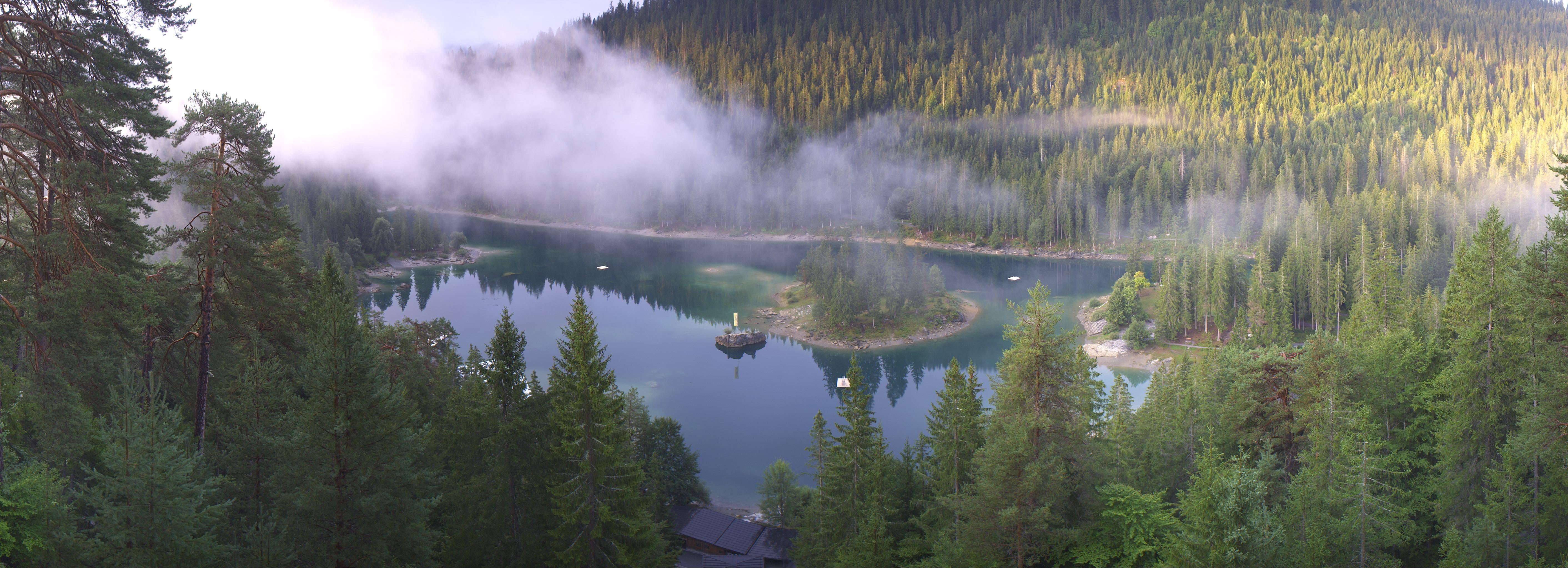 Archiv Foto Webcam Flims: Caumasee
