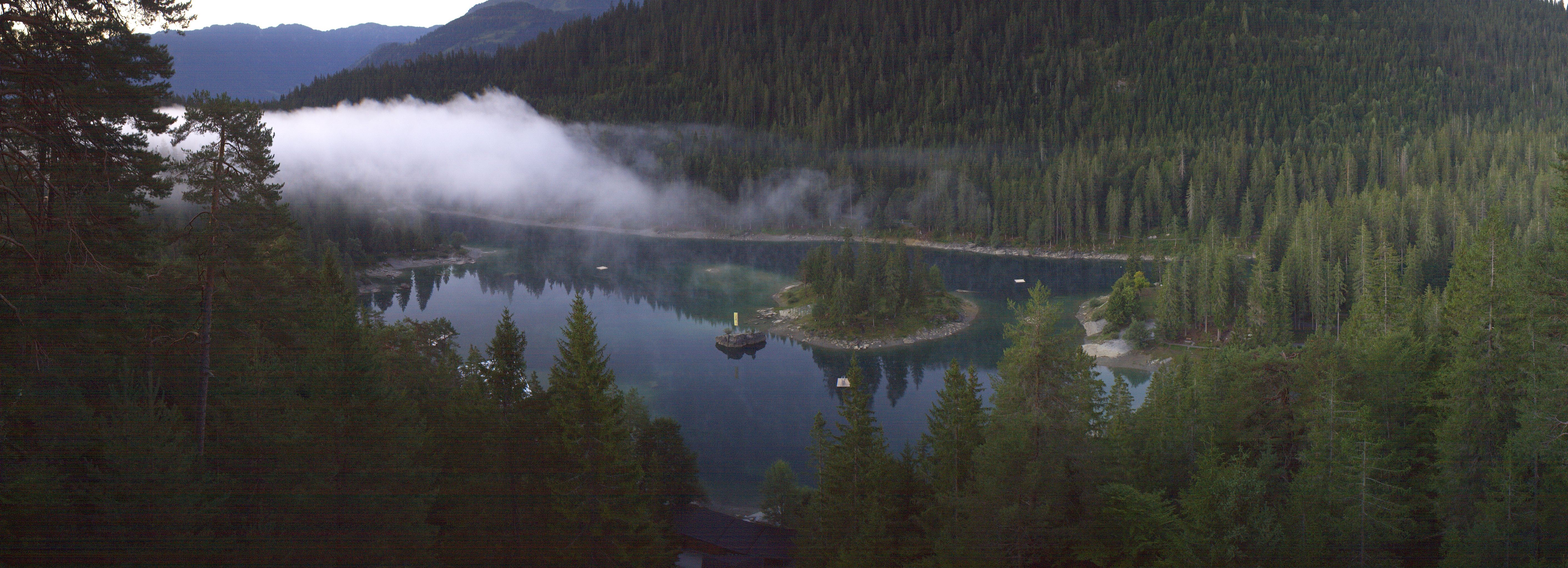 Archiv Foto Webcam Flims: Caumasee