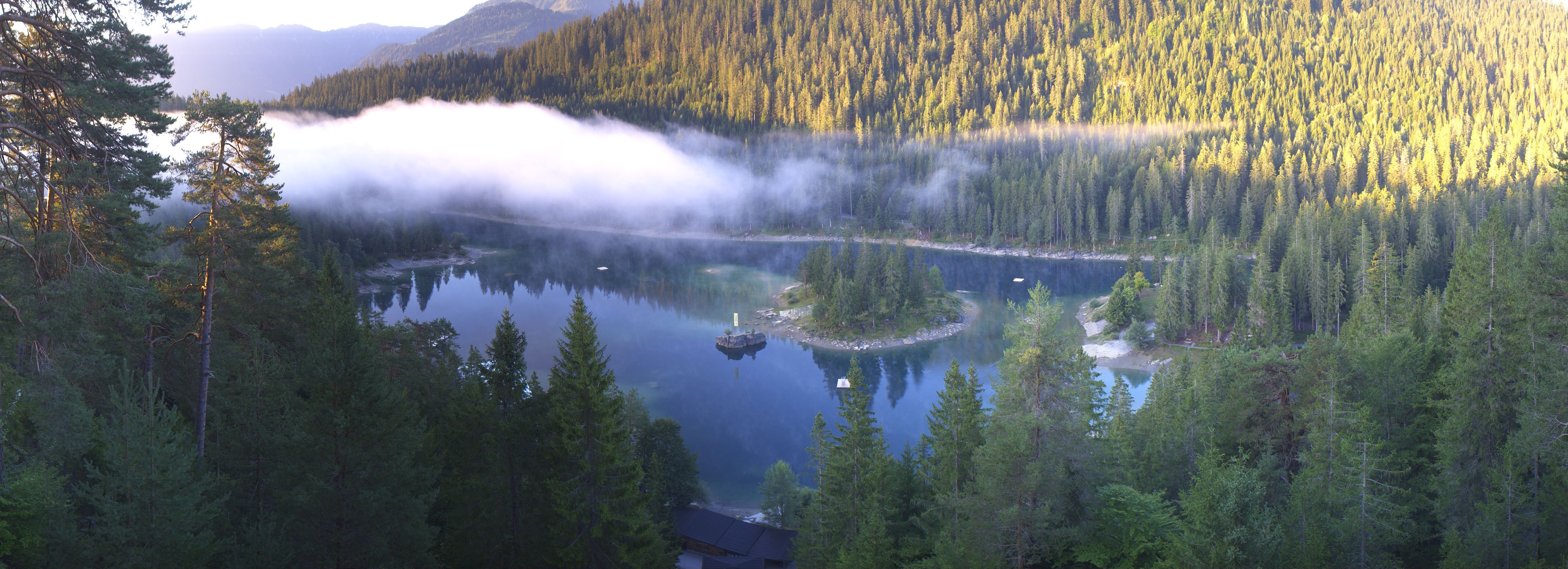 Archiv Foto Webcam Flims: Caumasee