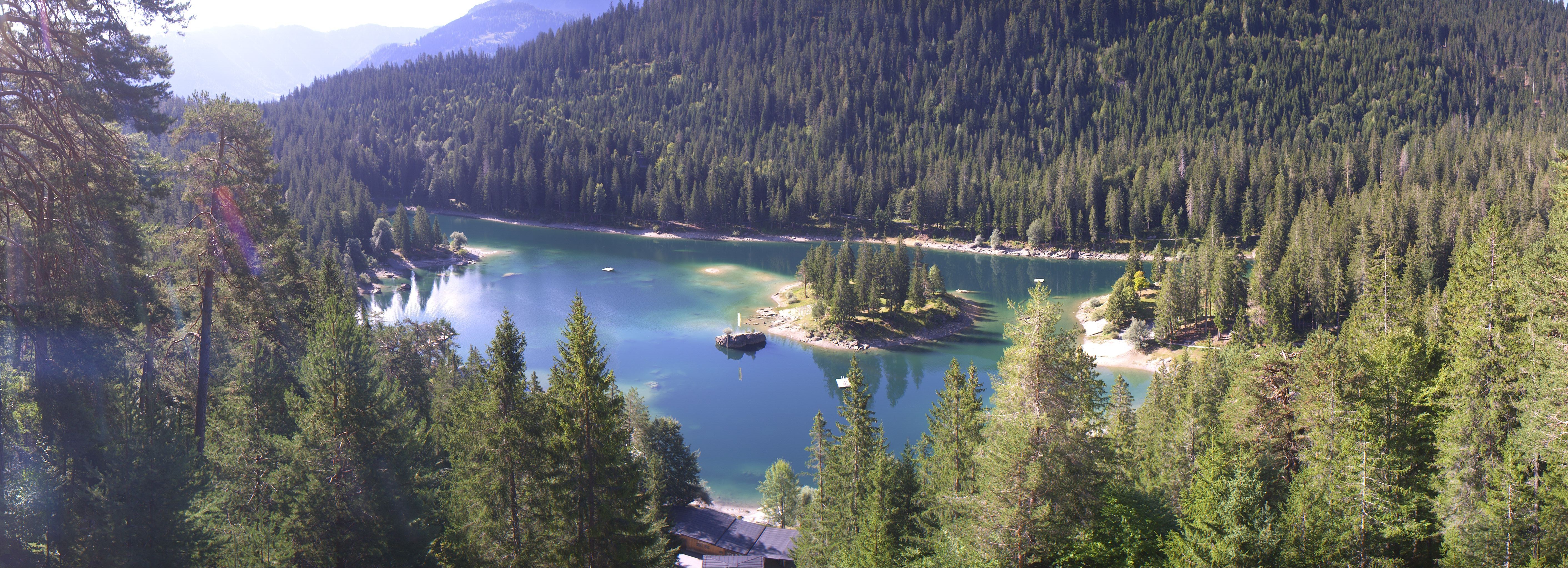 Archiv Foto Webcam Flims: Caumasee