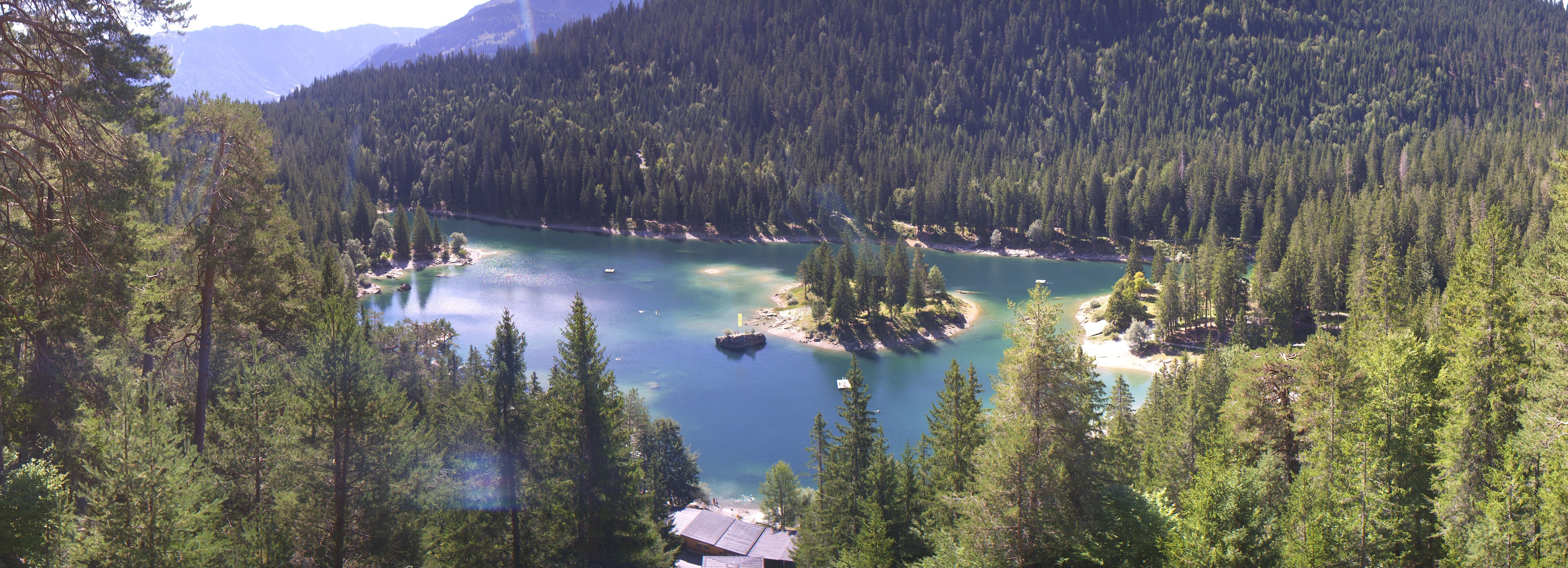 Archiv Foto Webcam Flims: Caumasee