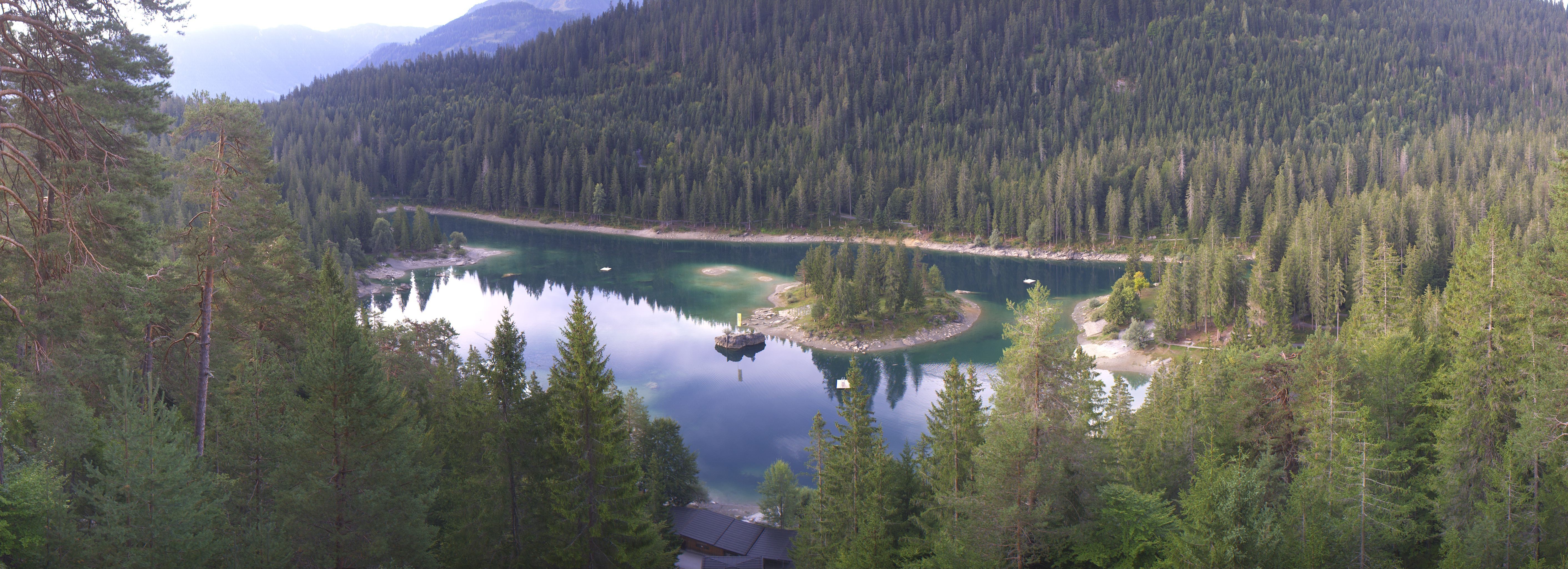 Archiv Foto Webcam Flims: Caumasee