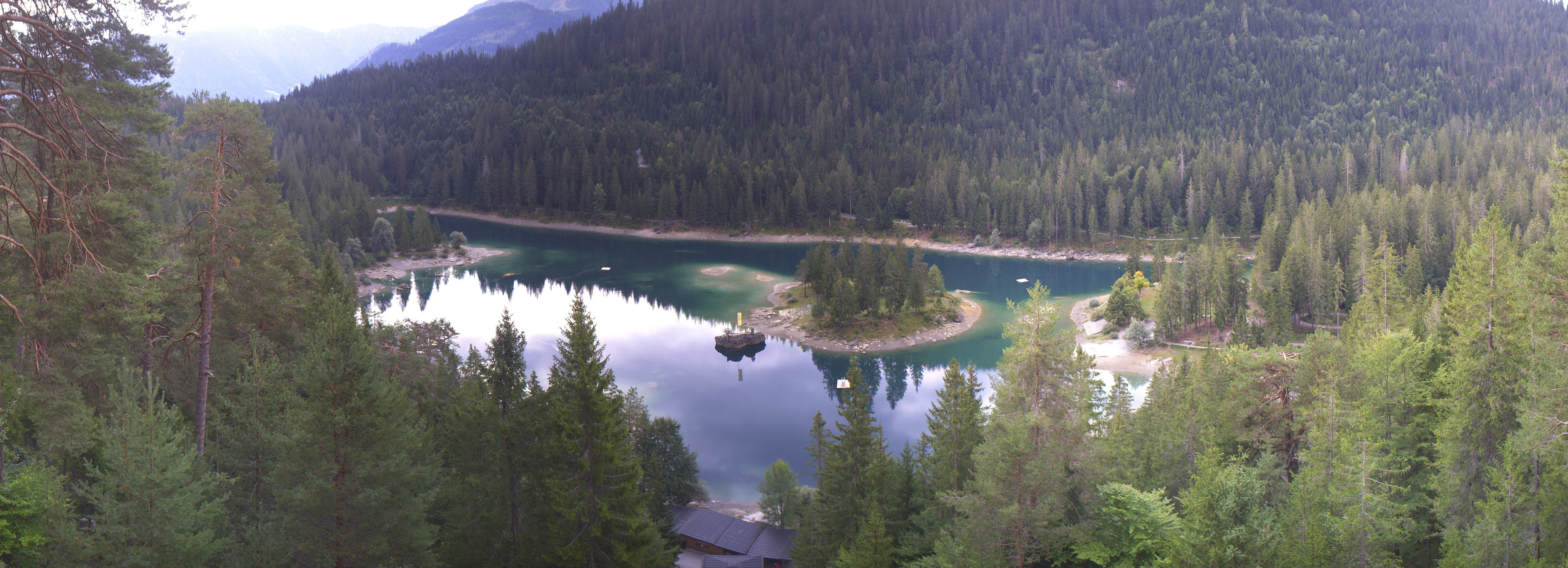 Archiv Foto Webcam Flims: Caumasee