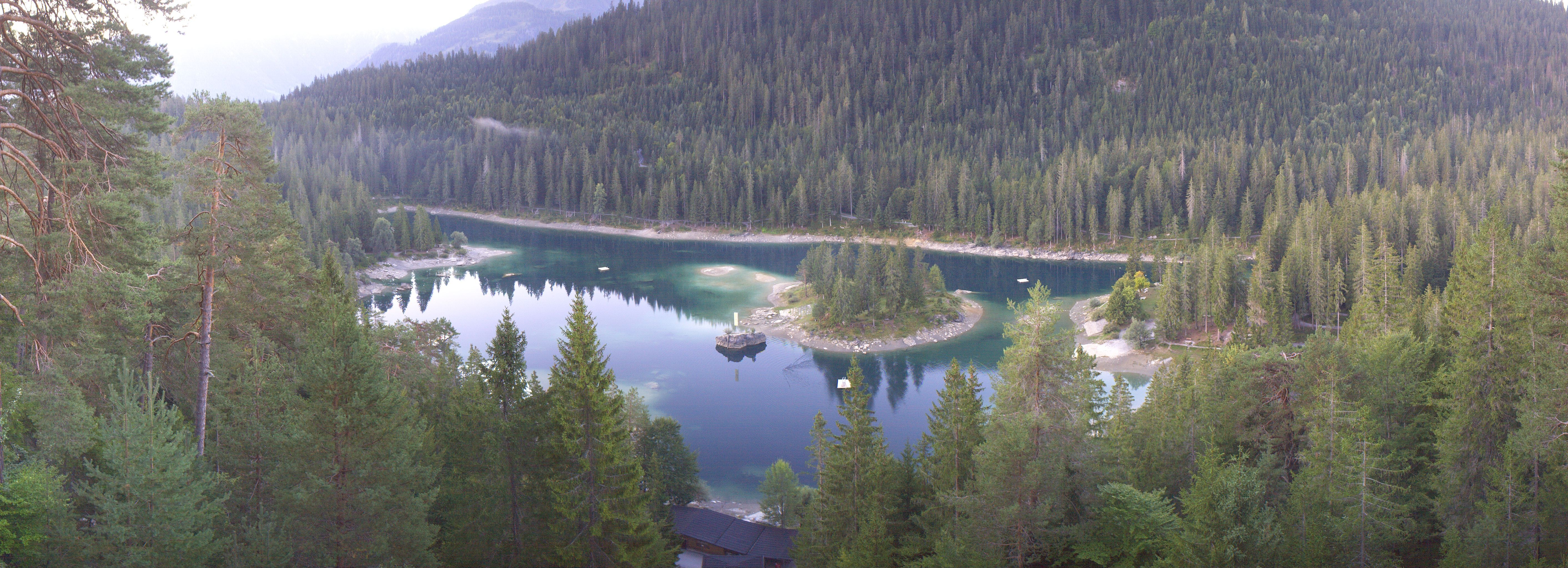 Archiv Foto Webcam Flims: Caumasee