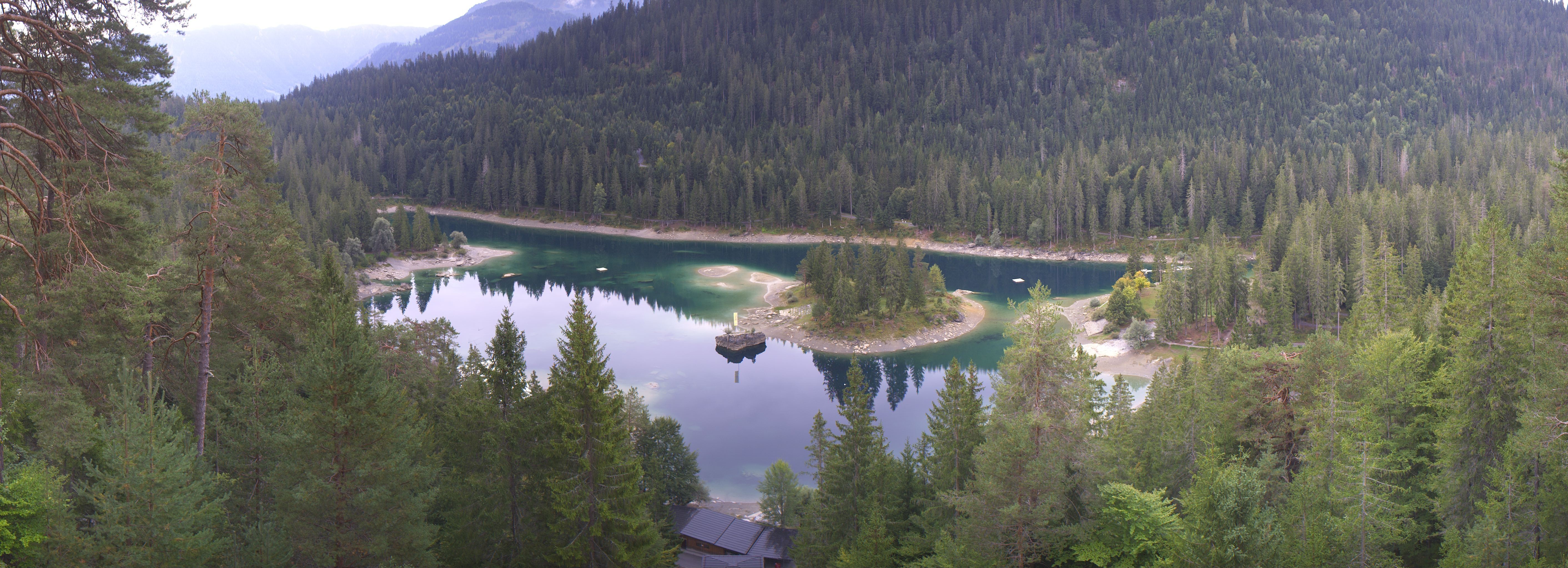 Archiv Foto Webcam Flims: Caumasee