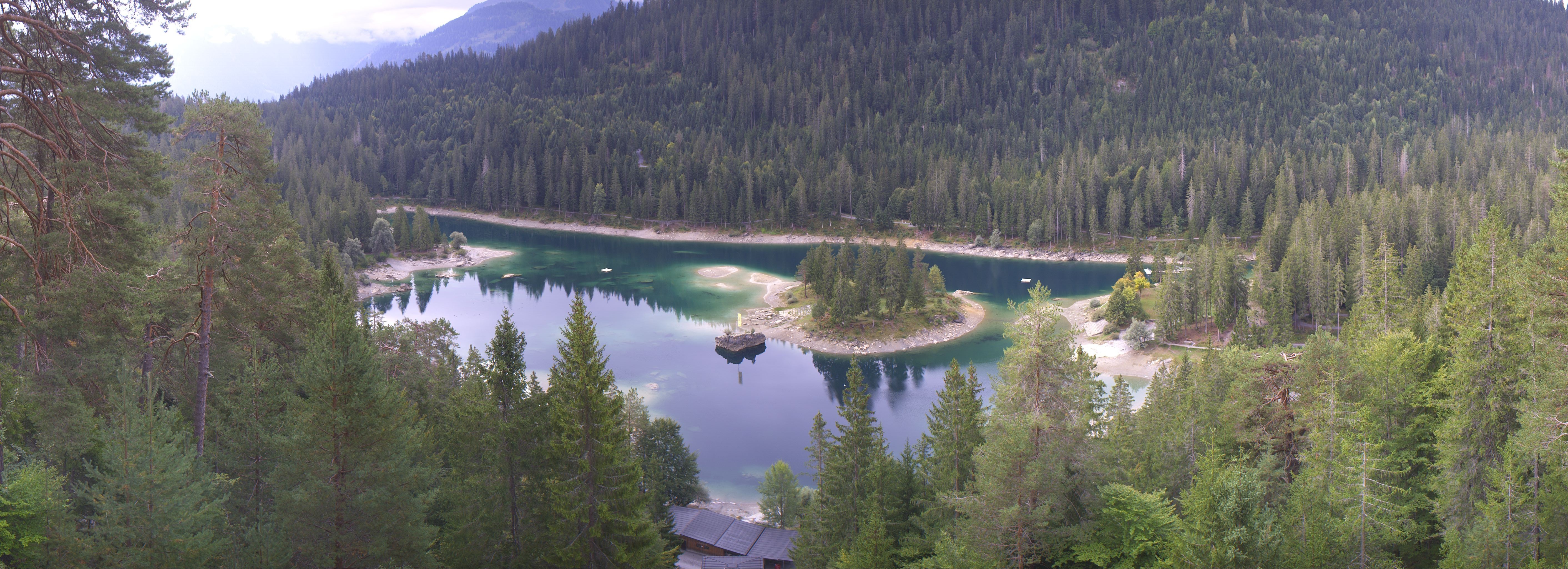 Archiv Foto Webcam Flims: Caumasee