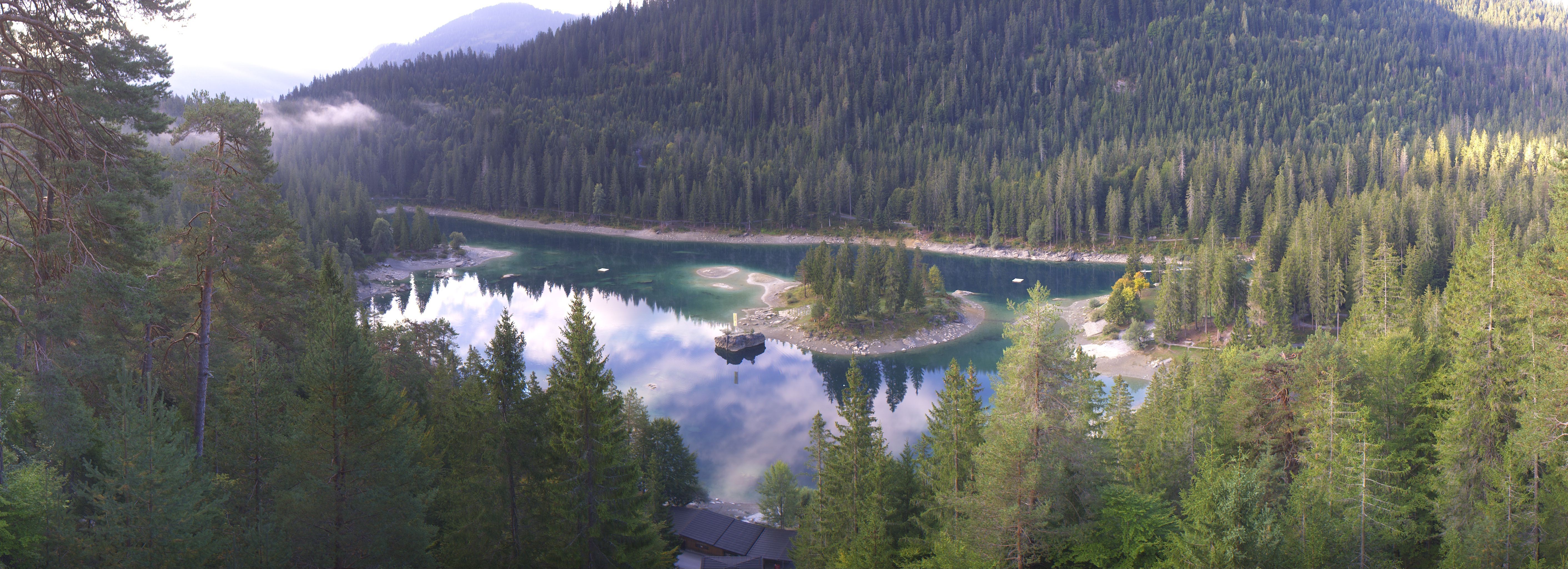 Archiv Foto Webcam Flims: Caumasee