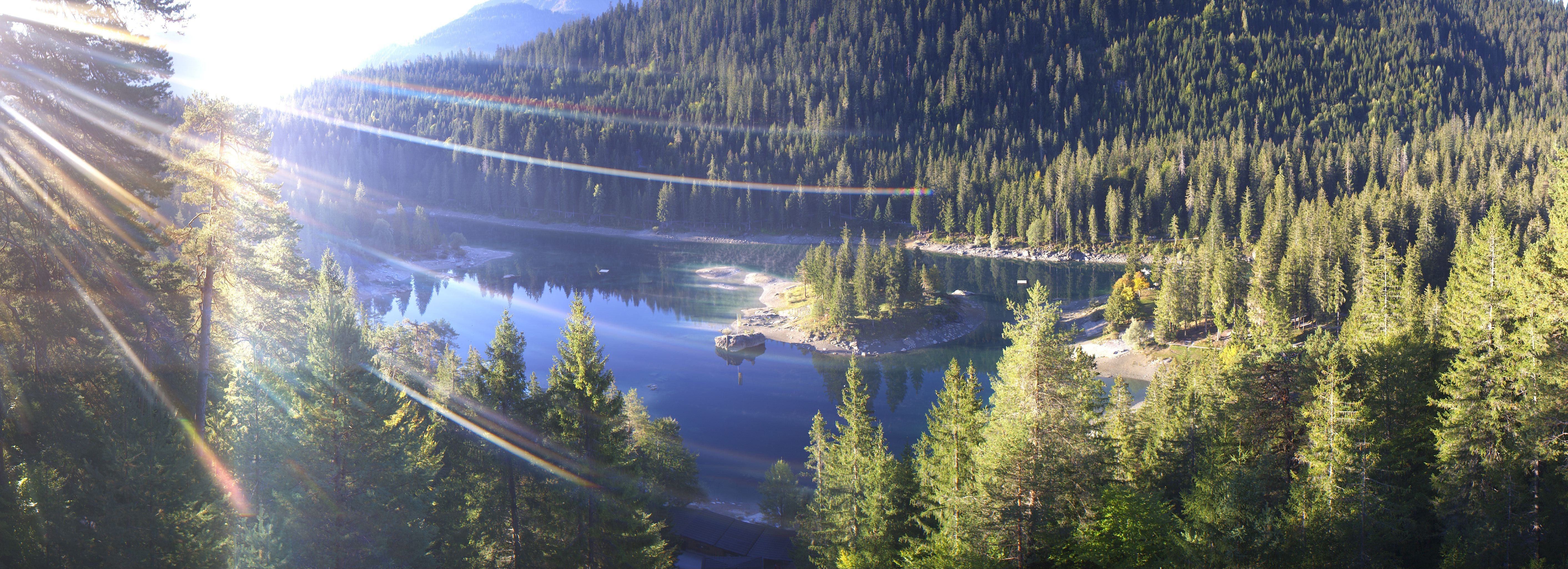 Archiv Foto Webcam Flims: Caumasee