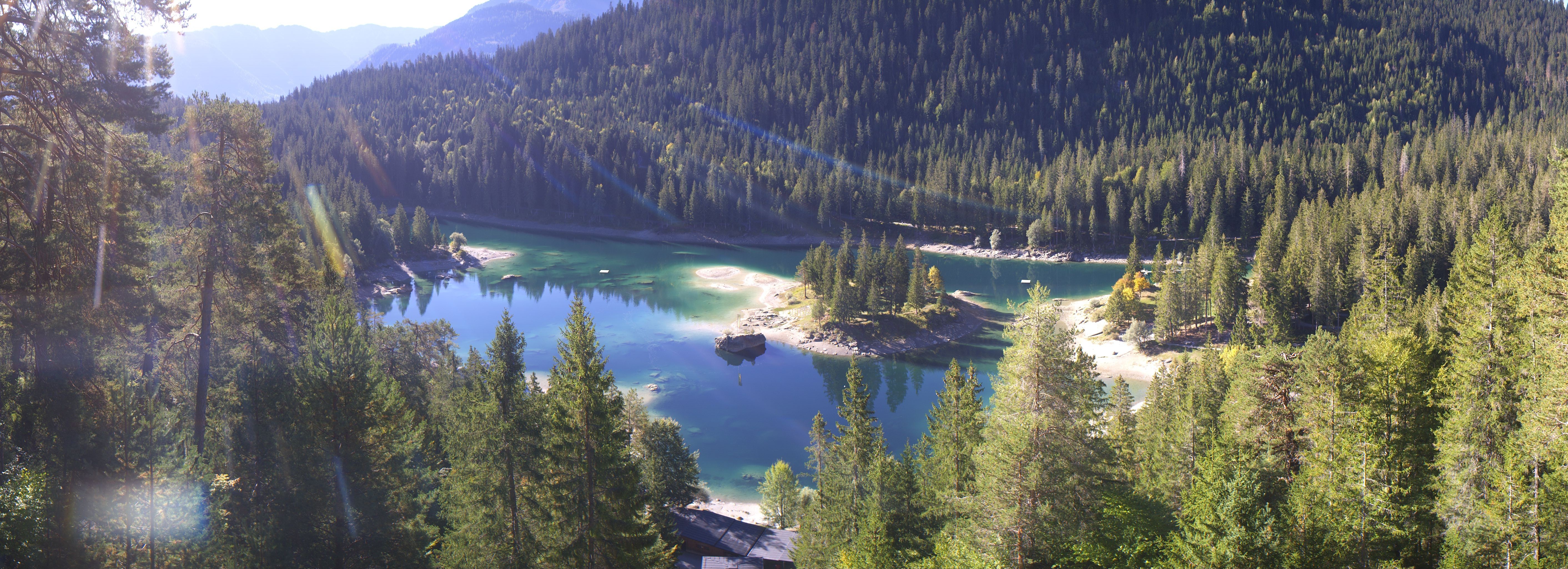 Archiv Foto Webcam Flims: Caumasee