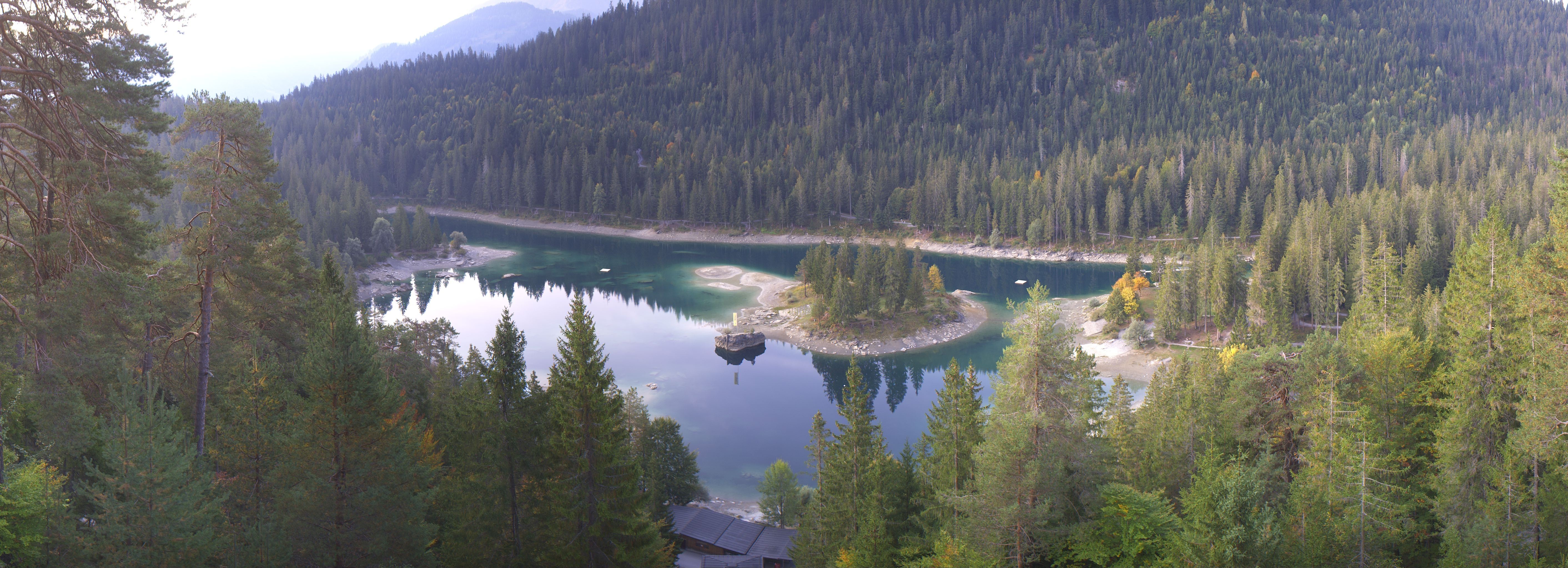 Archiv Foto Webcam Flims: Caumasee