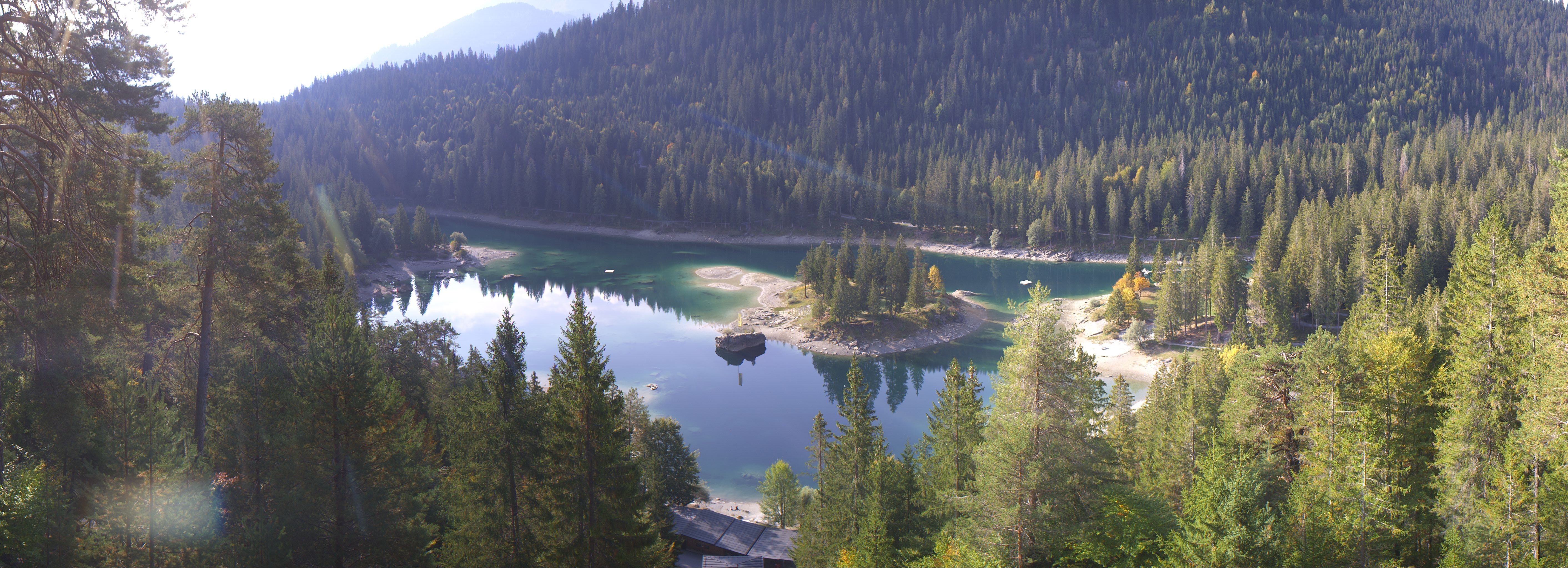 Archiv Foto Webcam Flims: Caumasee