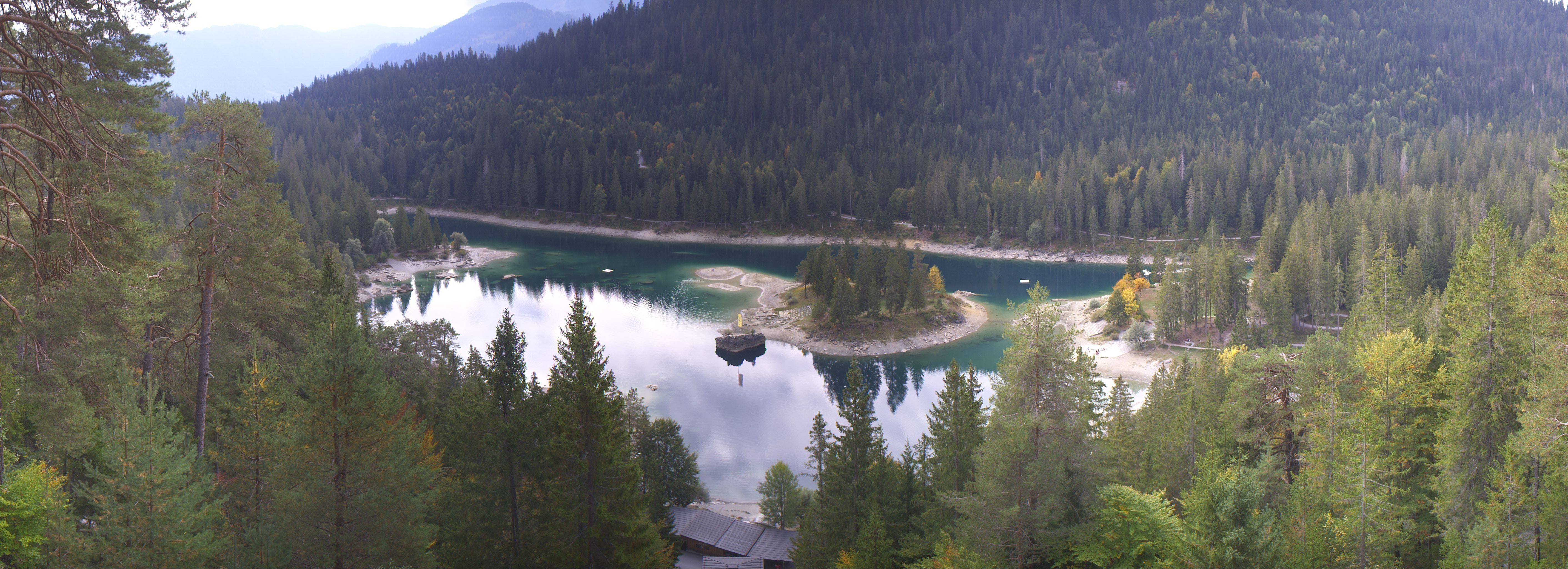 Archiv Foto Webcam Flims: Caumasee