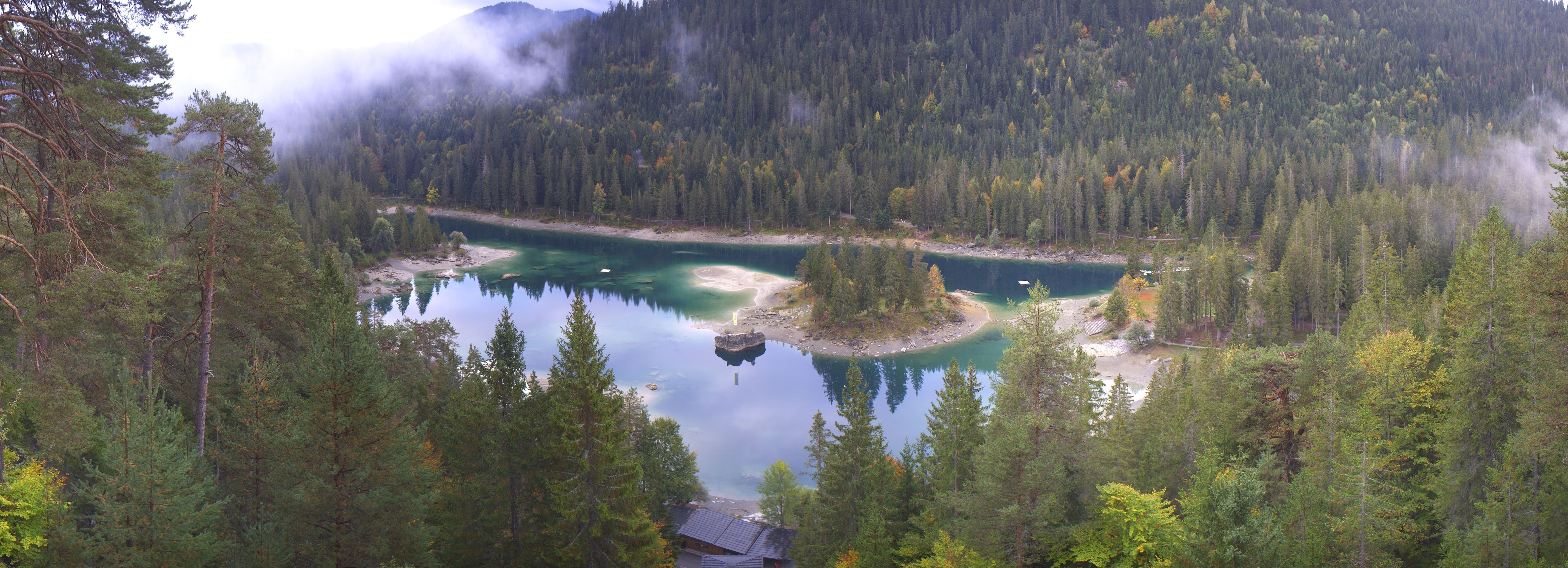 Archiv Foto Webcam Flims: Caumasee