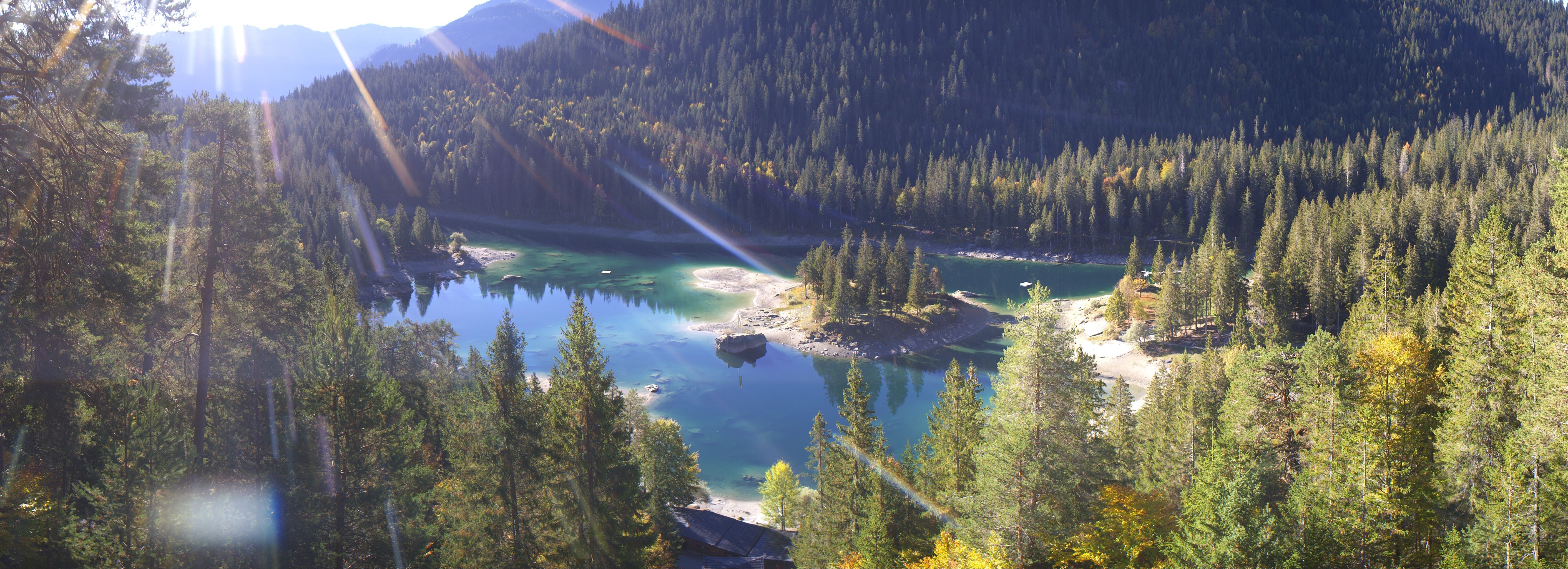 Archiv Foto Webcam Flims: Caumasee