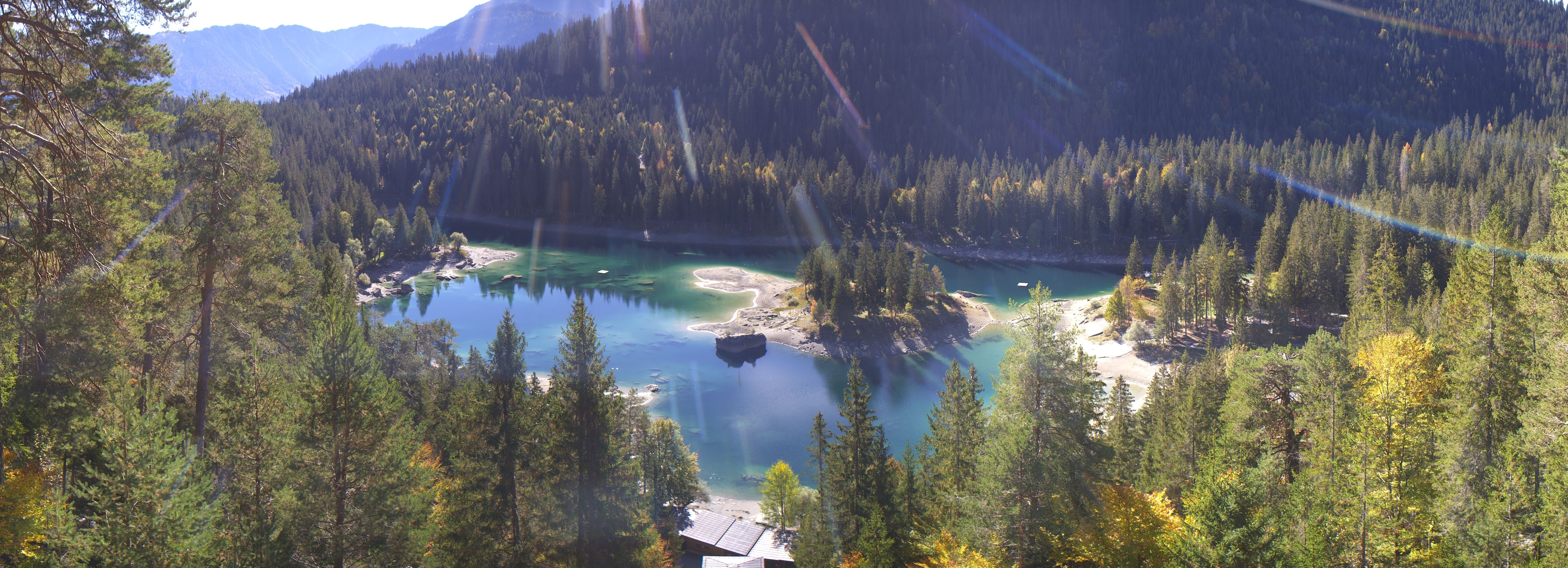 Archiv Foto Webcam Flims: Caumasee