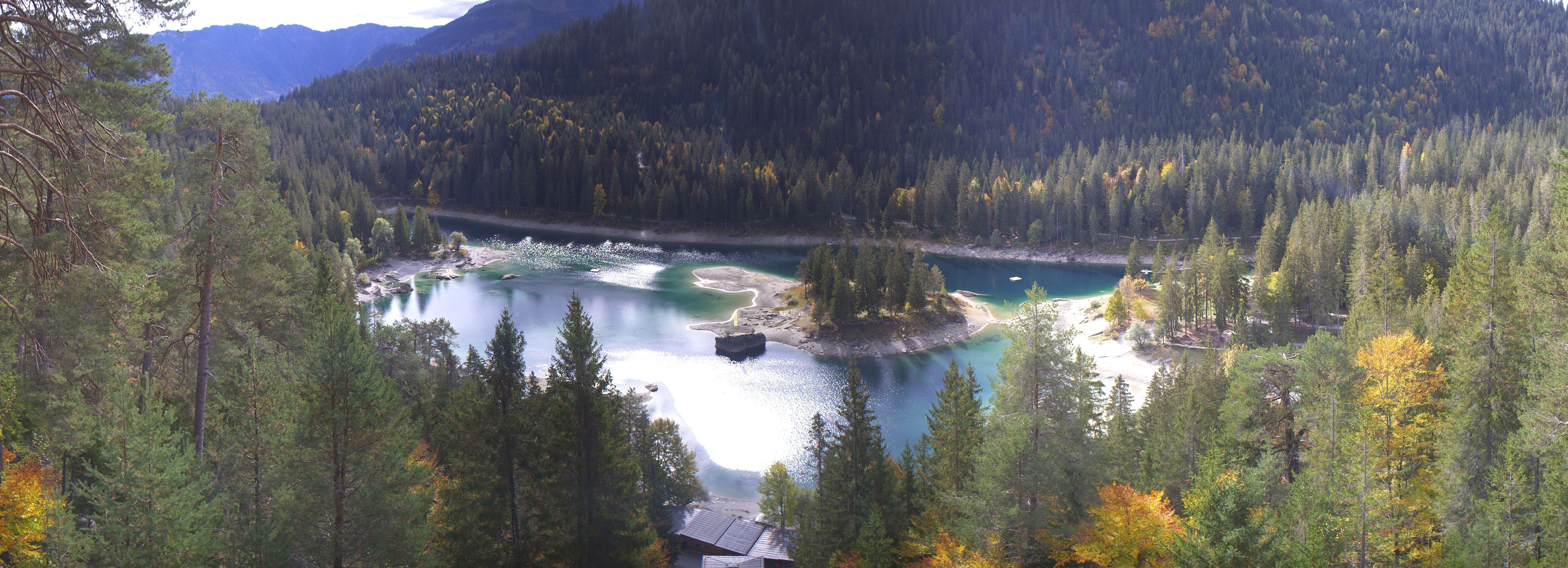 Archiv Foto Webcam Flims: Caumasee