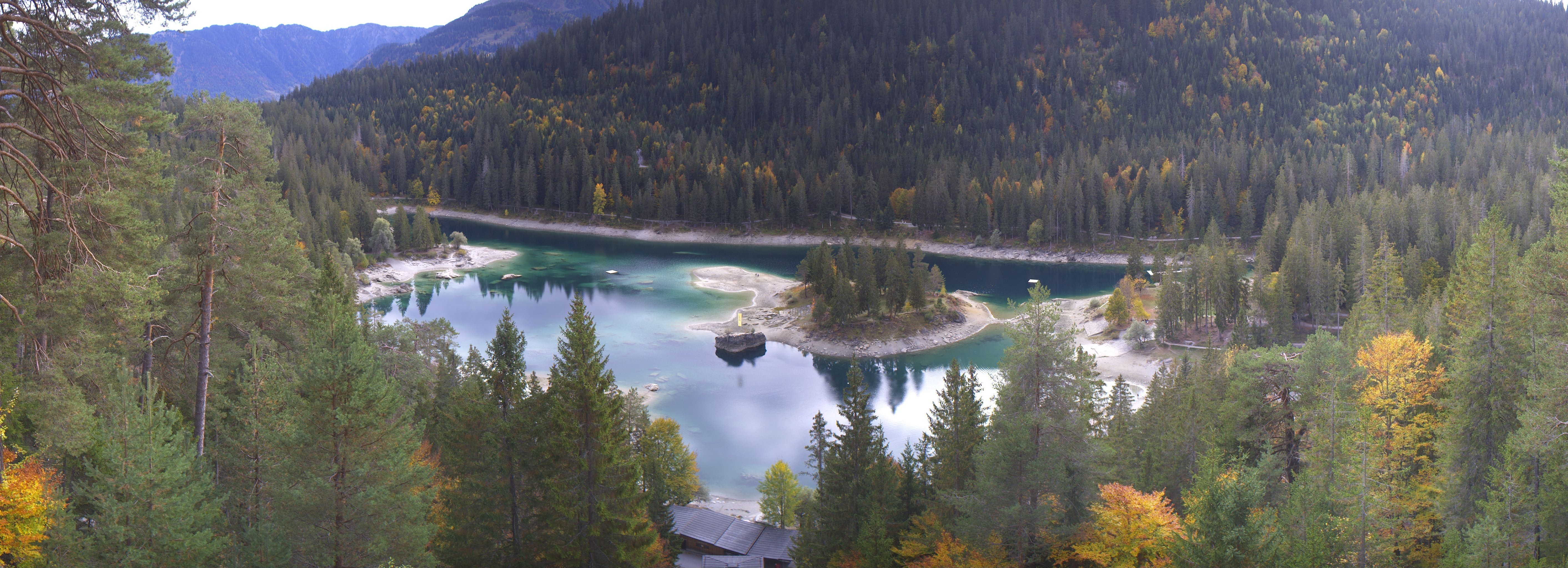Archiv Foto Webcam Flims: Caumasee