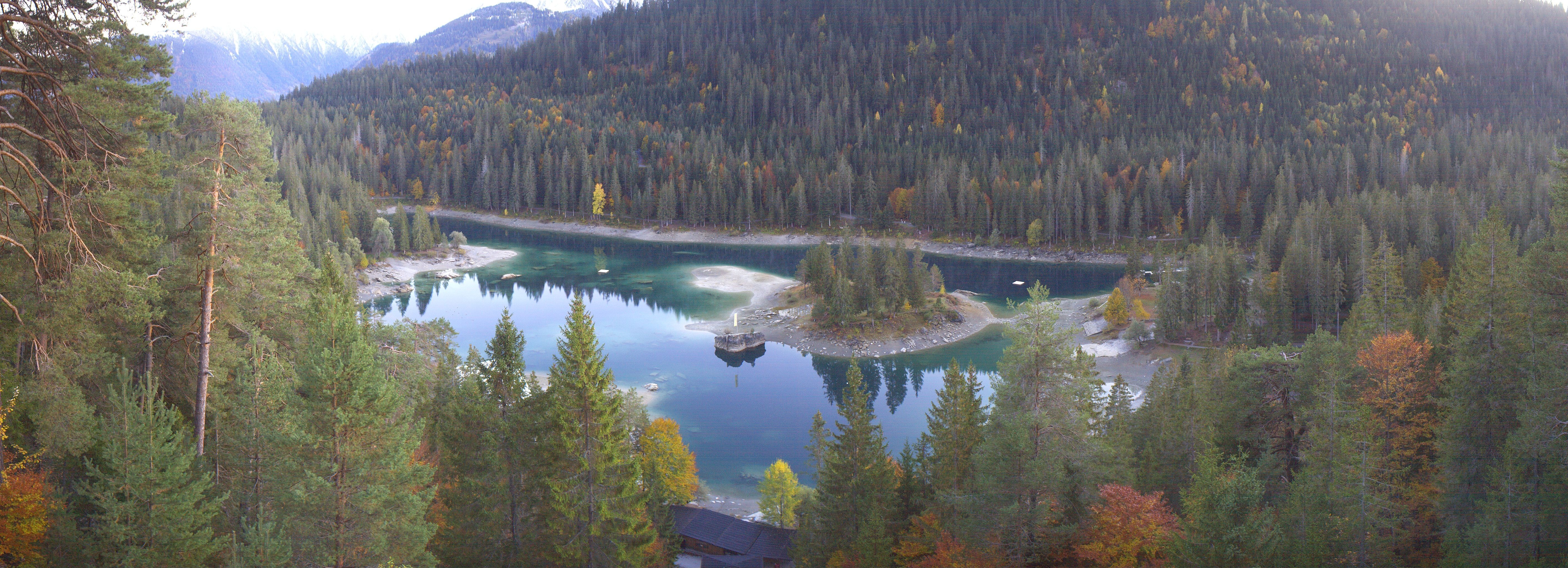 Archiv Foto Webcam Flims: Caumasee