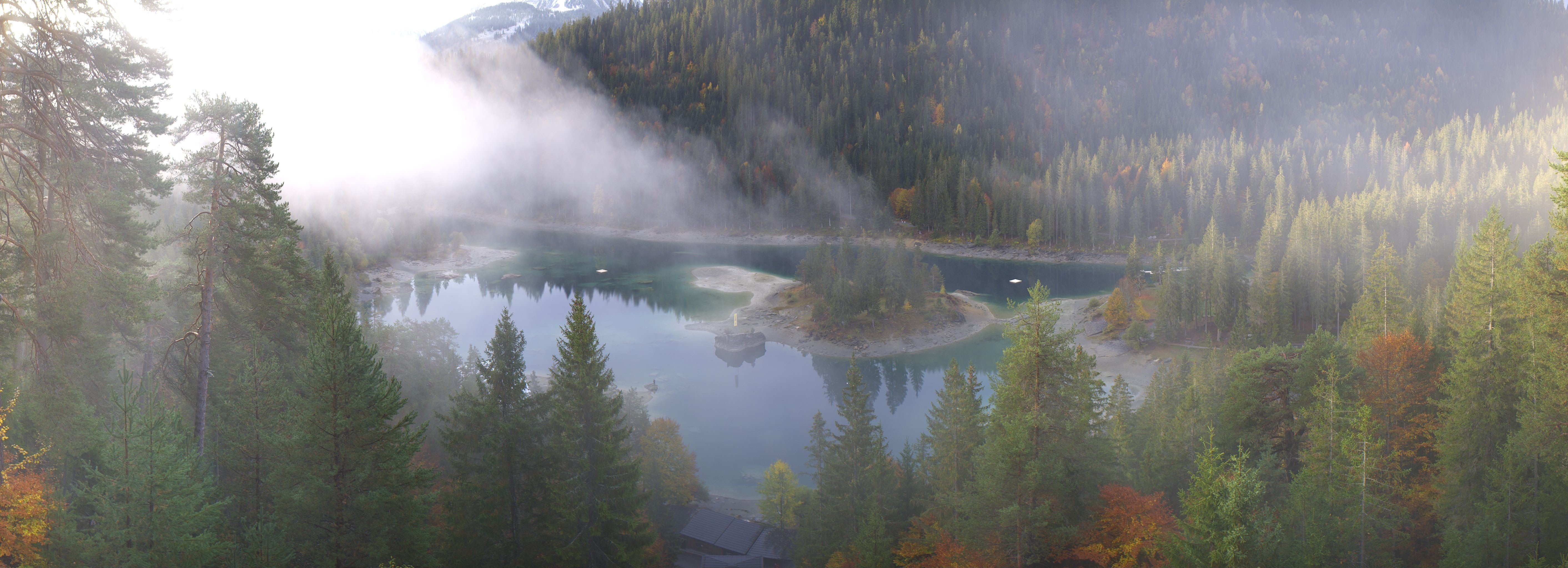 Archiv Foto Webcam Flims: Caumasee