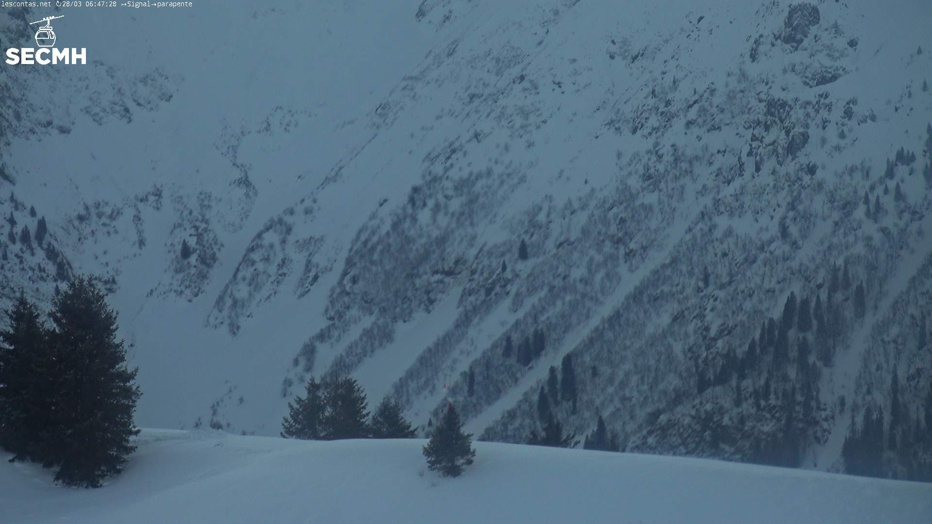 Archived image Webcam View from "Le Signal"