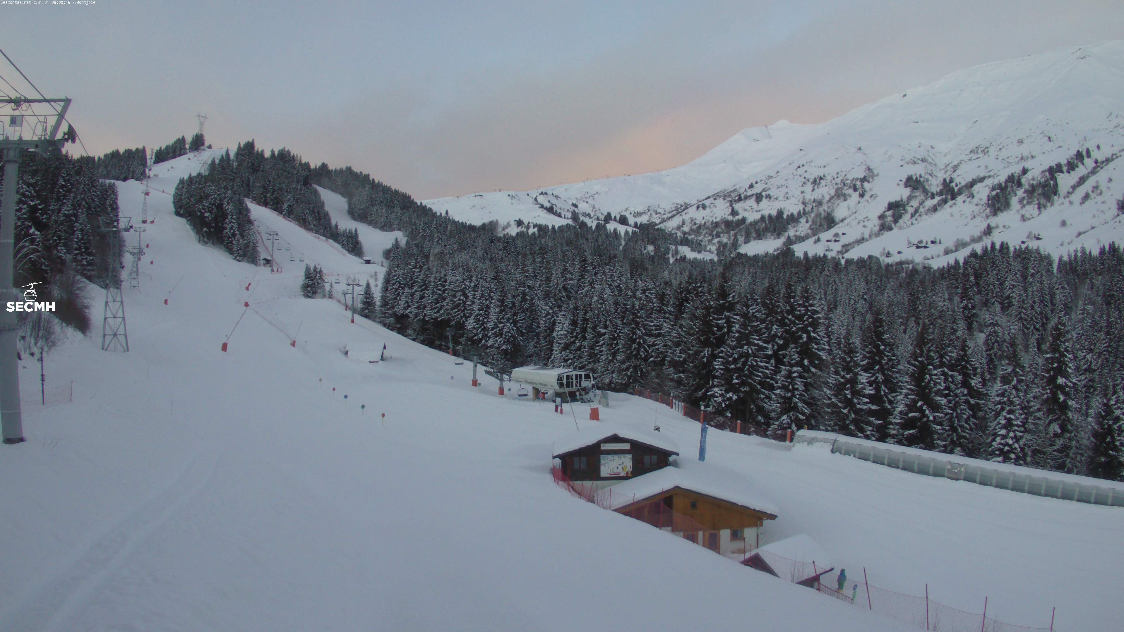 Archiv Foto Webcam Les Contamines, L'Etape