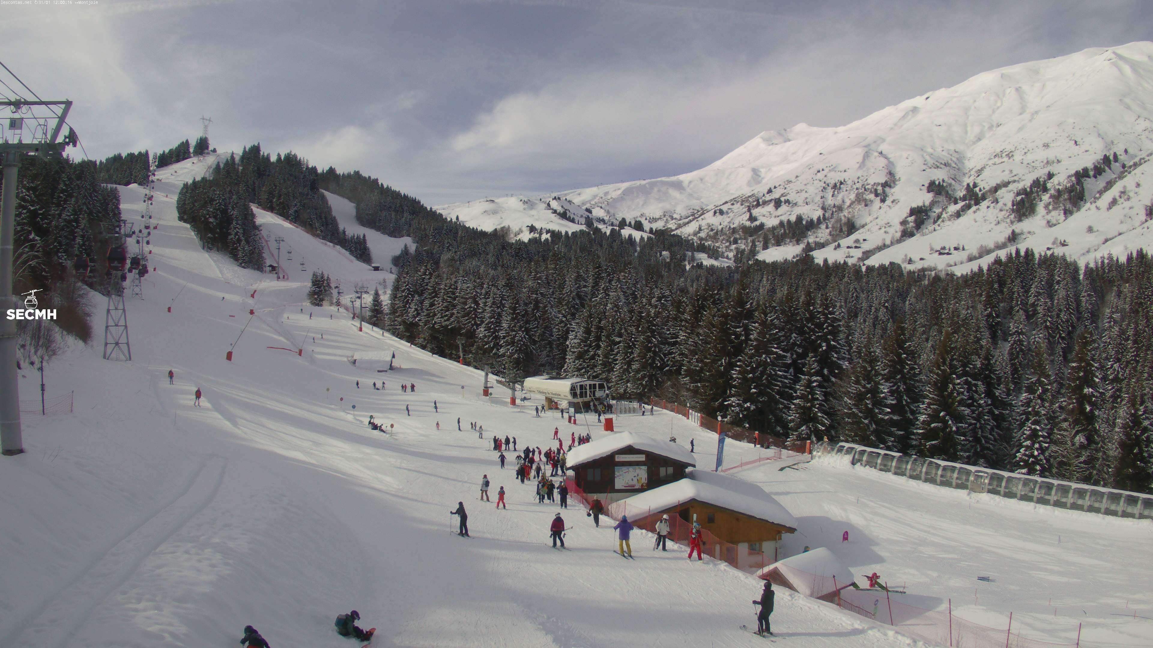 Archiv Foto Webcam Les Contamines, L'Etape