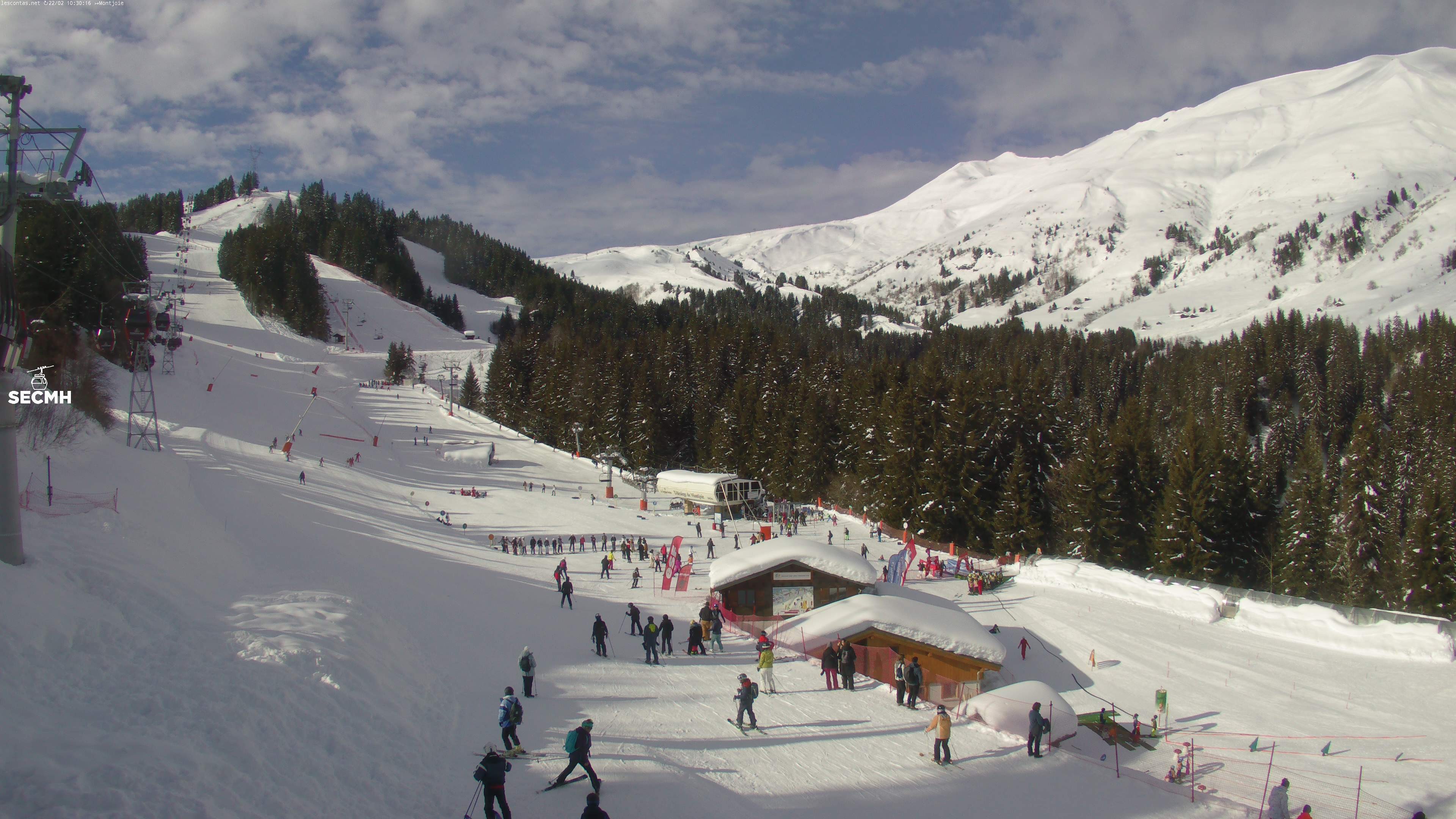 Archiv Foto Webcam Les Contamines, L'Etape