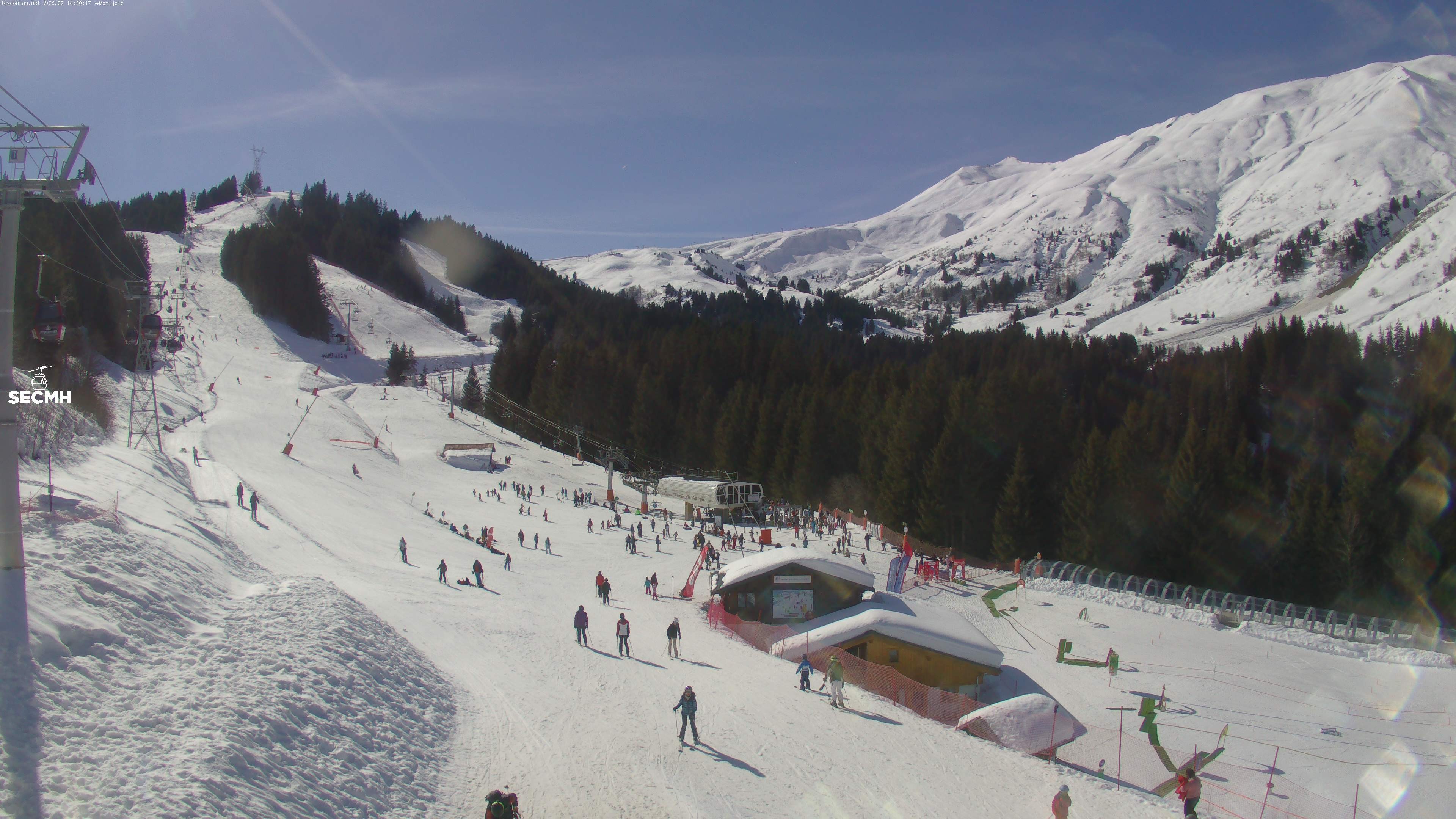 Archived image Webcam Les Contamines Montjoie: L'Etape