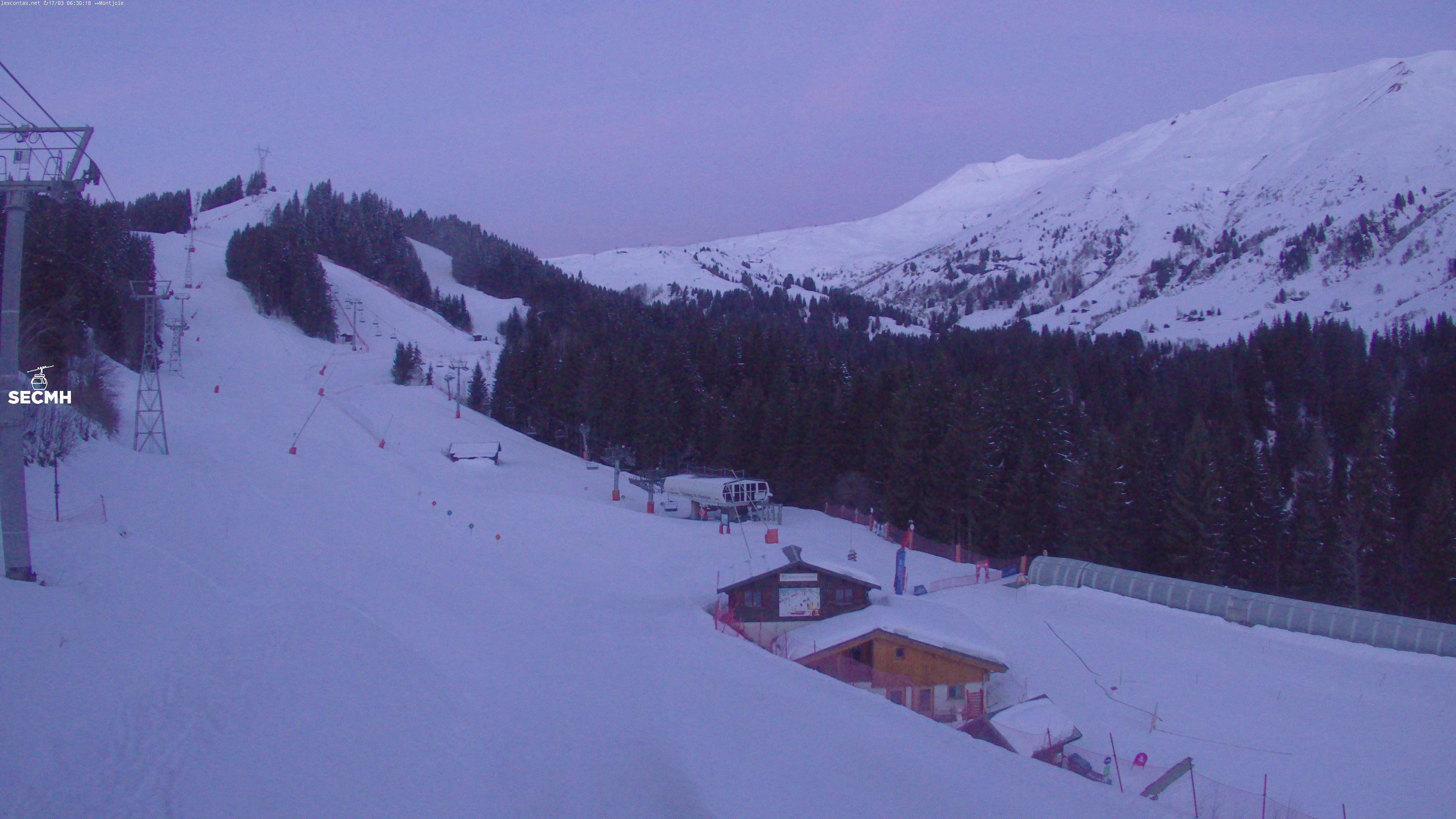 Archiv Foto Webcam Les Contamines, L'Etape