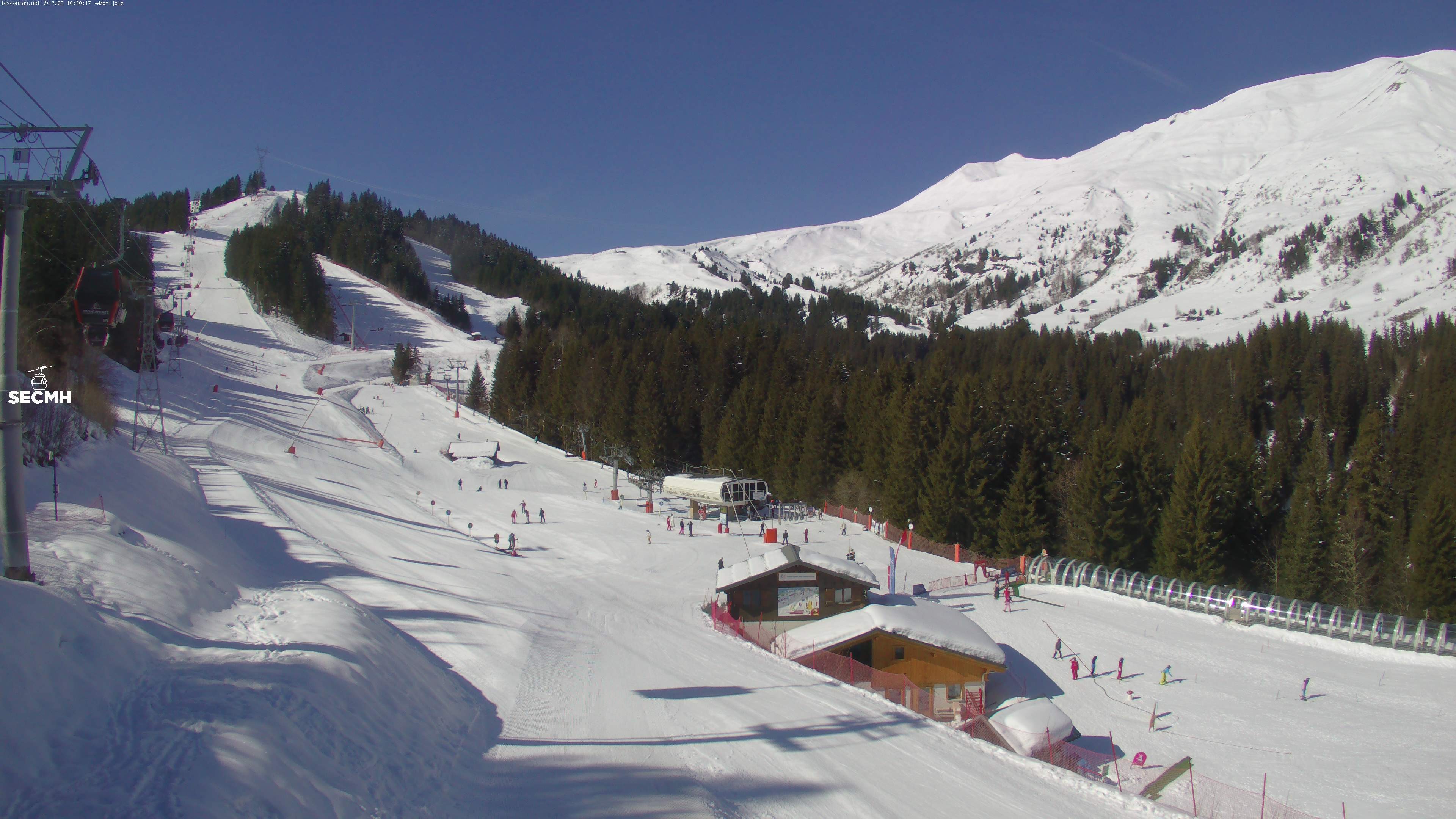 Archiv Foto Webcam Les Contamines, L'Etape