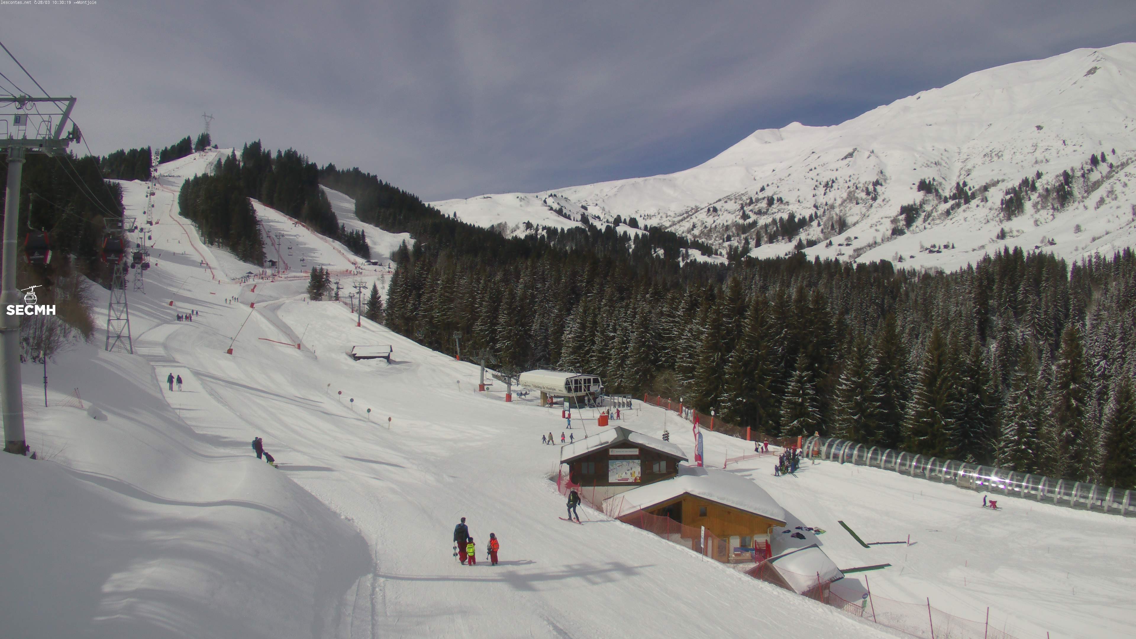 Archived image Webcam Les Contamines Montjoie: L'Etape