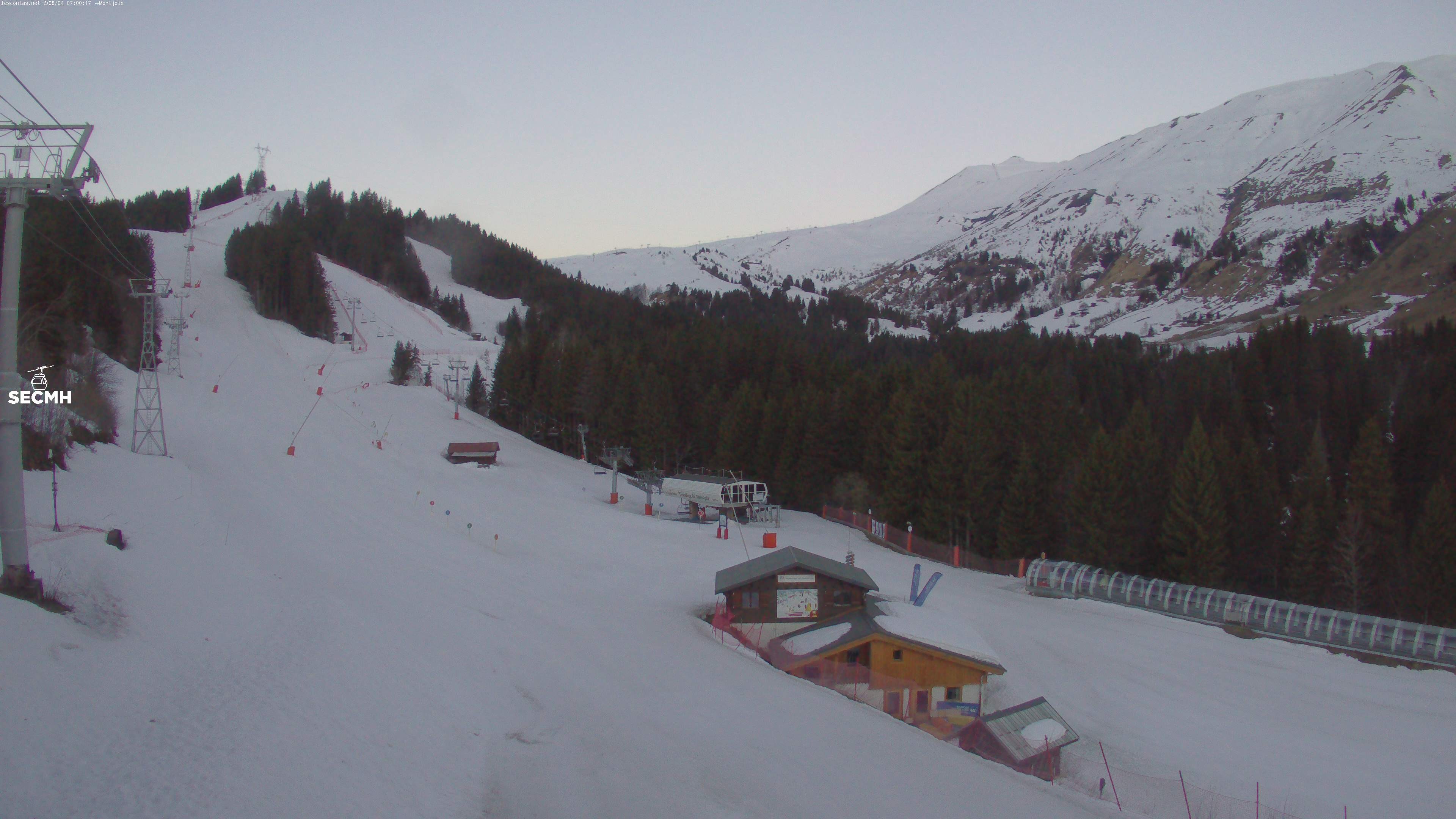 Archiv Foto Webcam Les Contamines, L'Etape