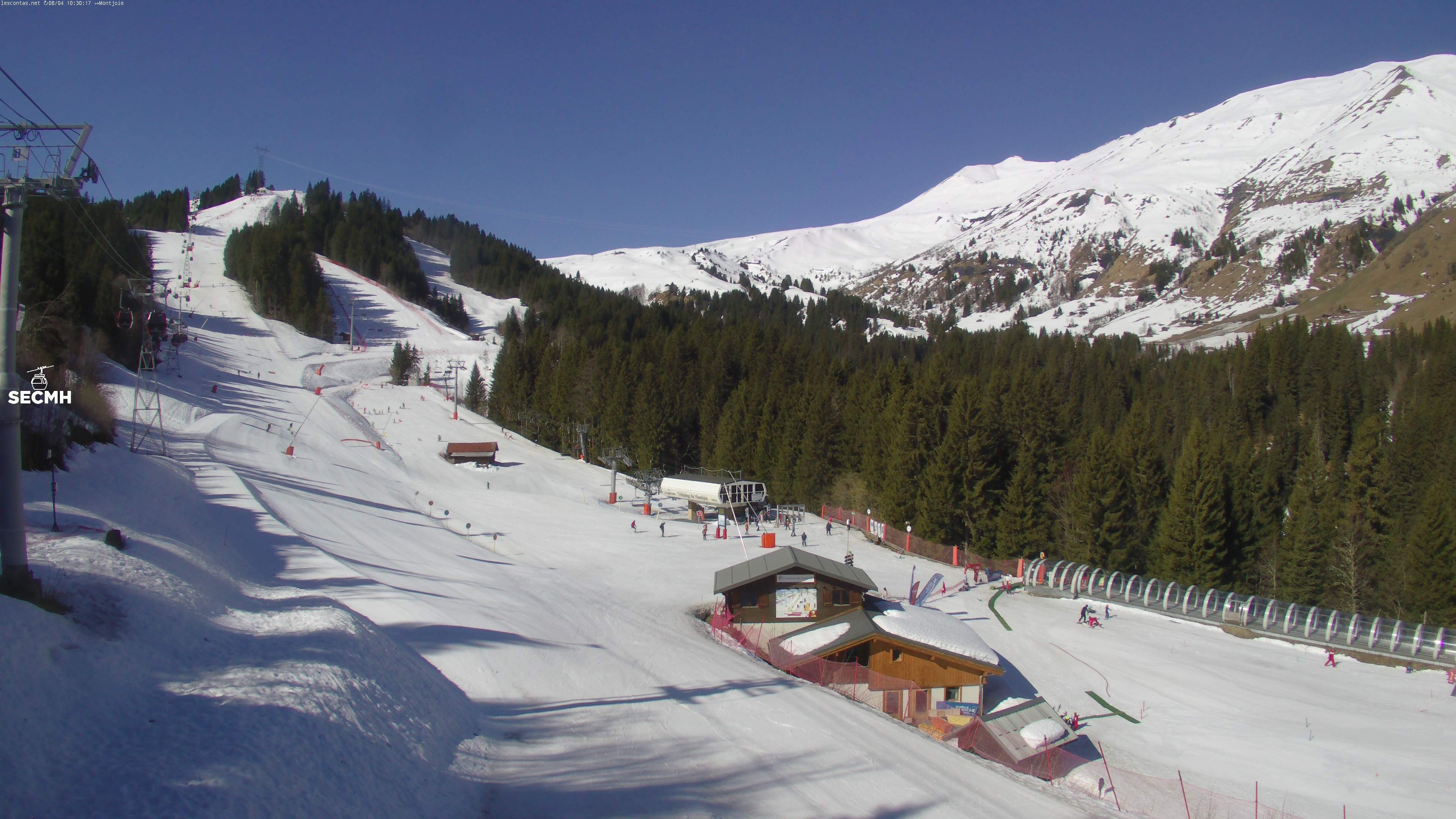 Archiv Foto Webcam Les Contamines, L'Etape