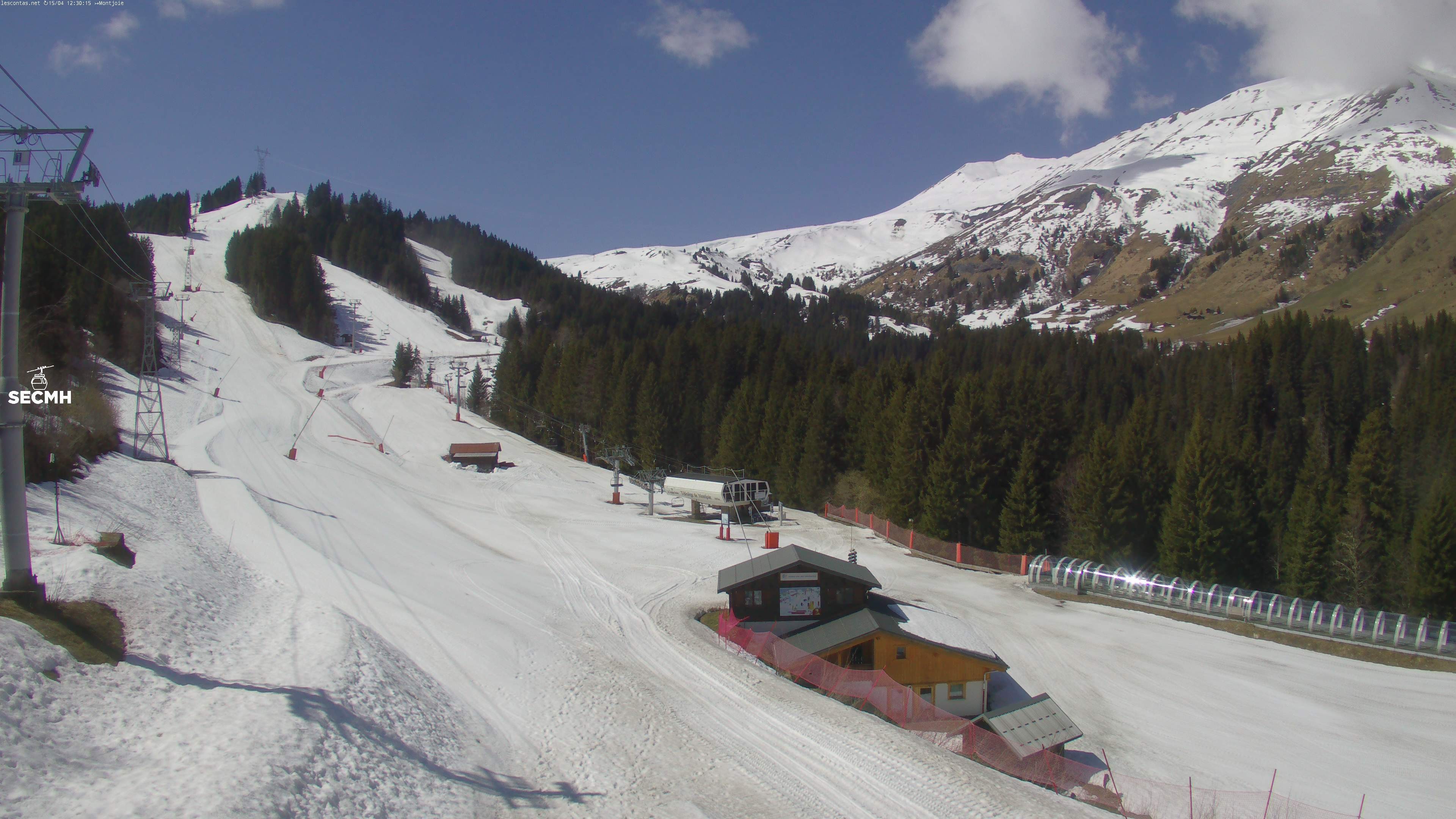 Archiv Foto Webcam Les Contamines, L'Etape