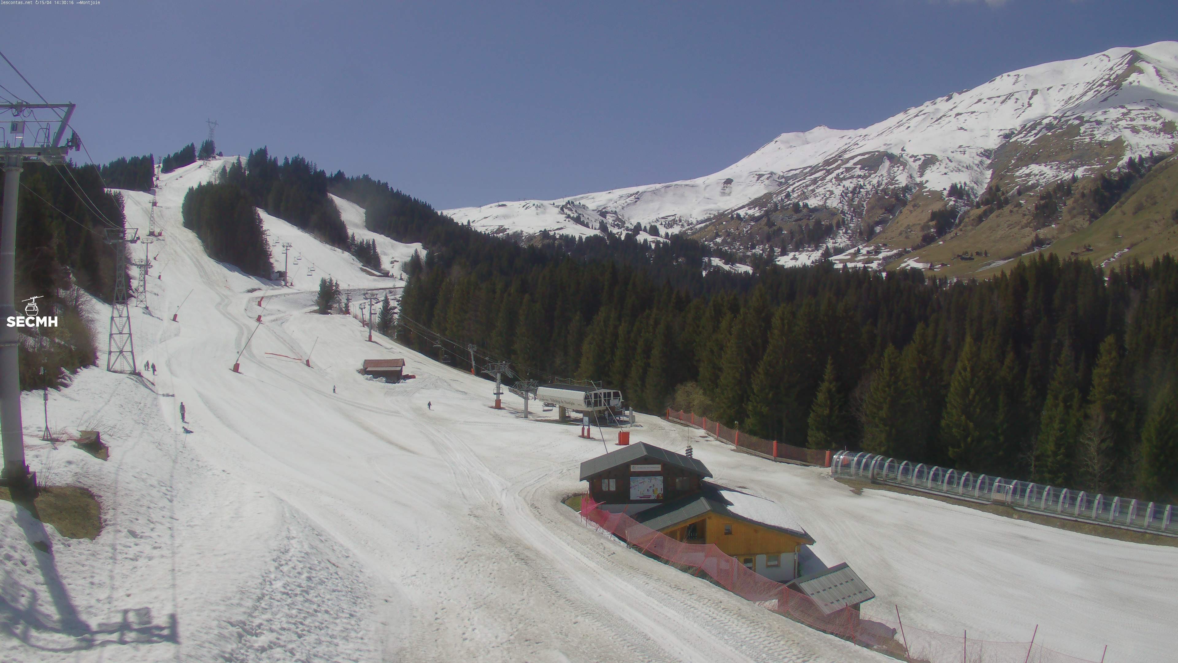Archiv Foto Webcam Les Contamines, L'Etape