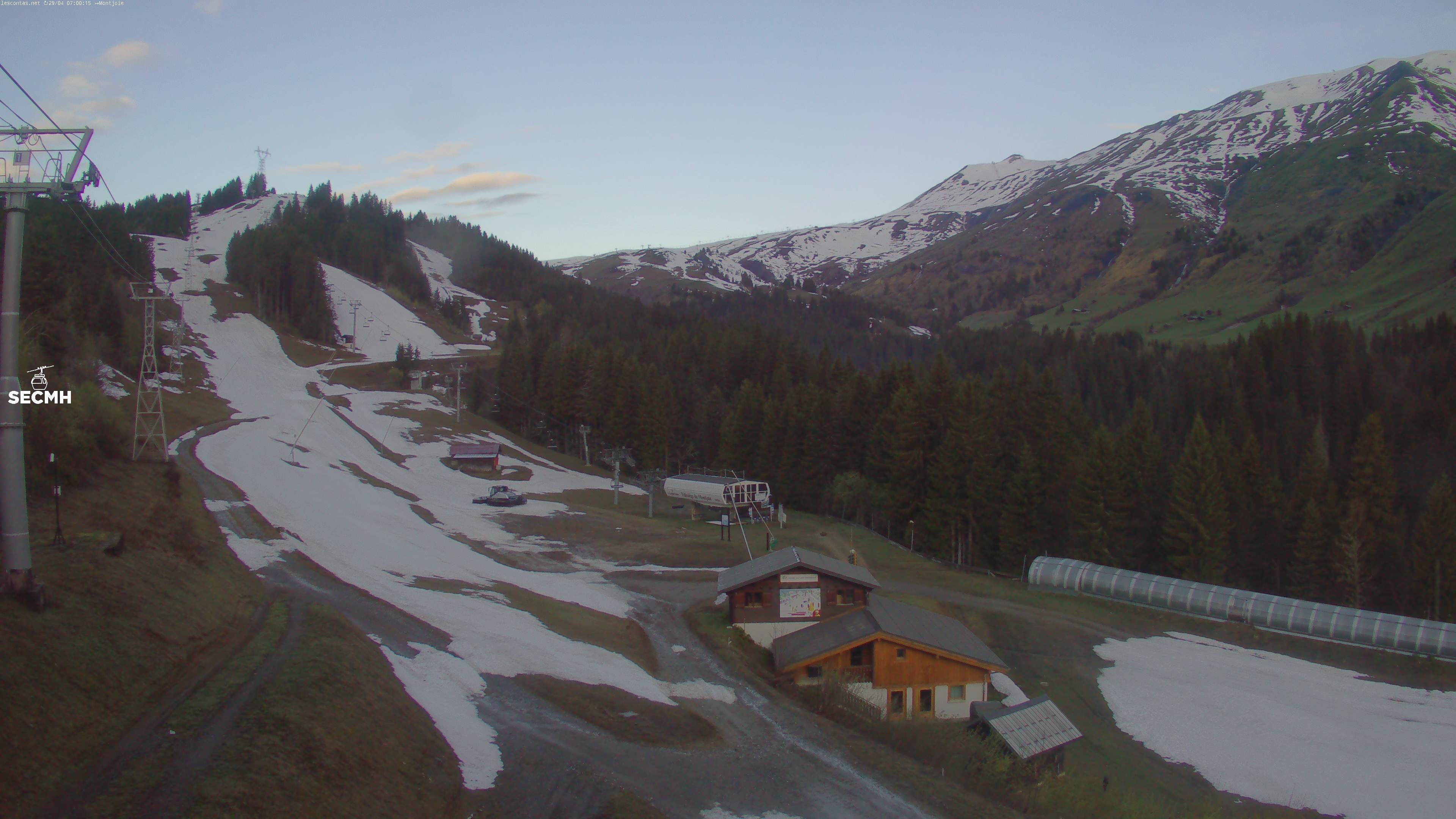 Archiv Foto Webcam Les Contamines, L'Etape