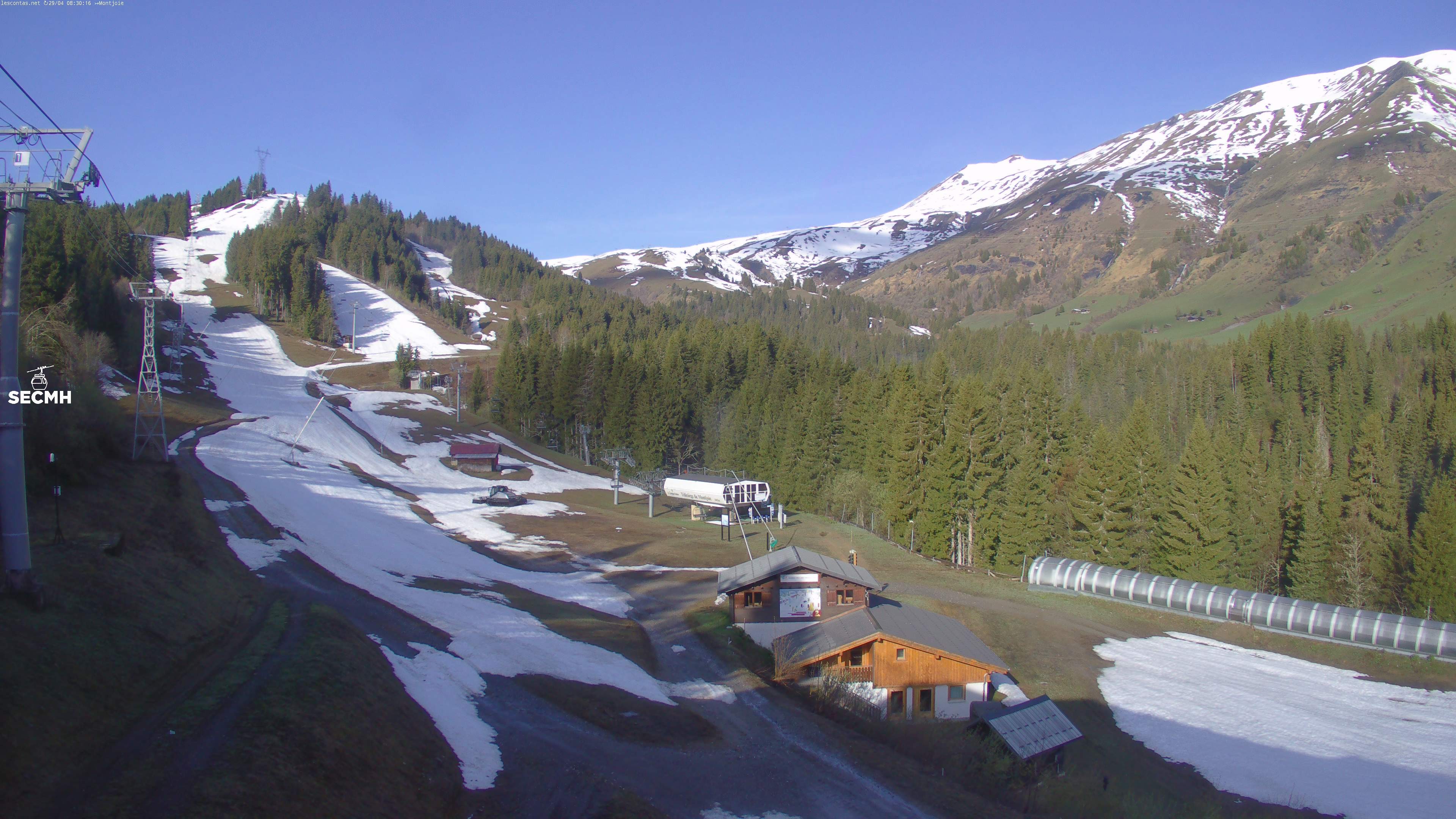 Archiv Foto Webcam Les Contamines, L'Etape