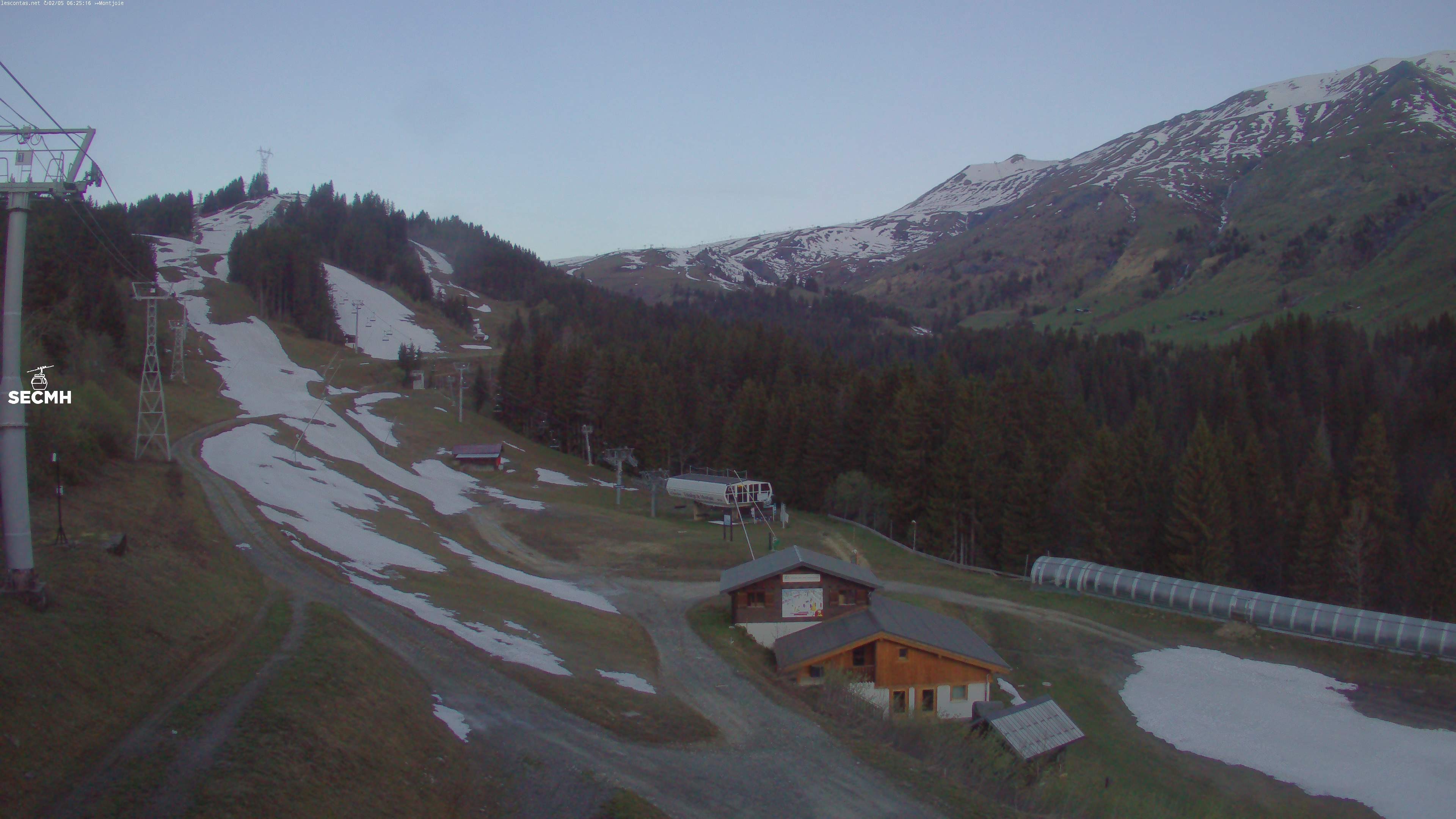Archiv Foto Webcam Les Contamines, L'Etape