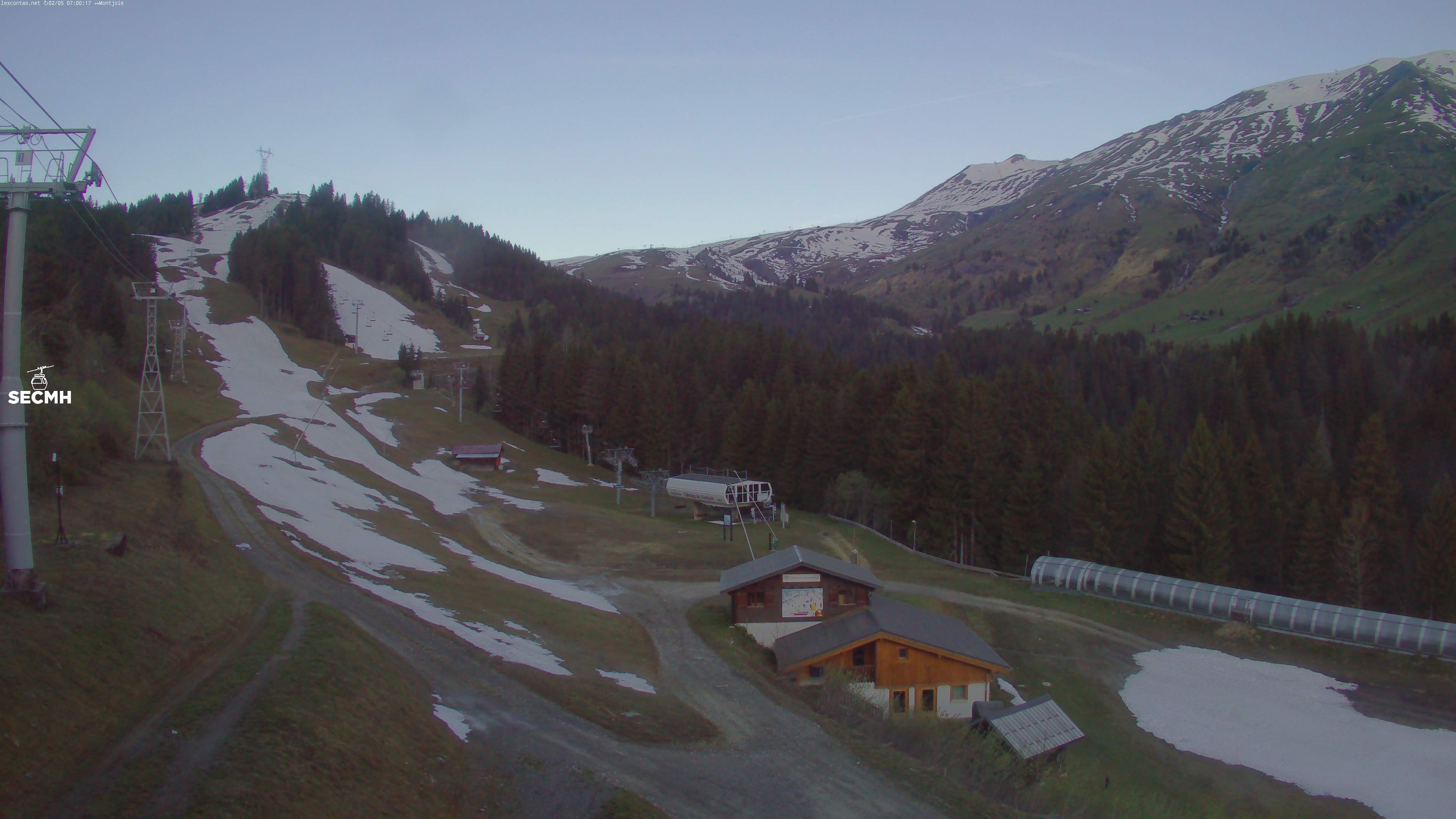 Archiv Foto Webcam Les Contamines, L'Etape