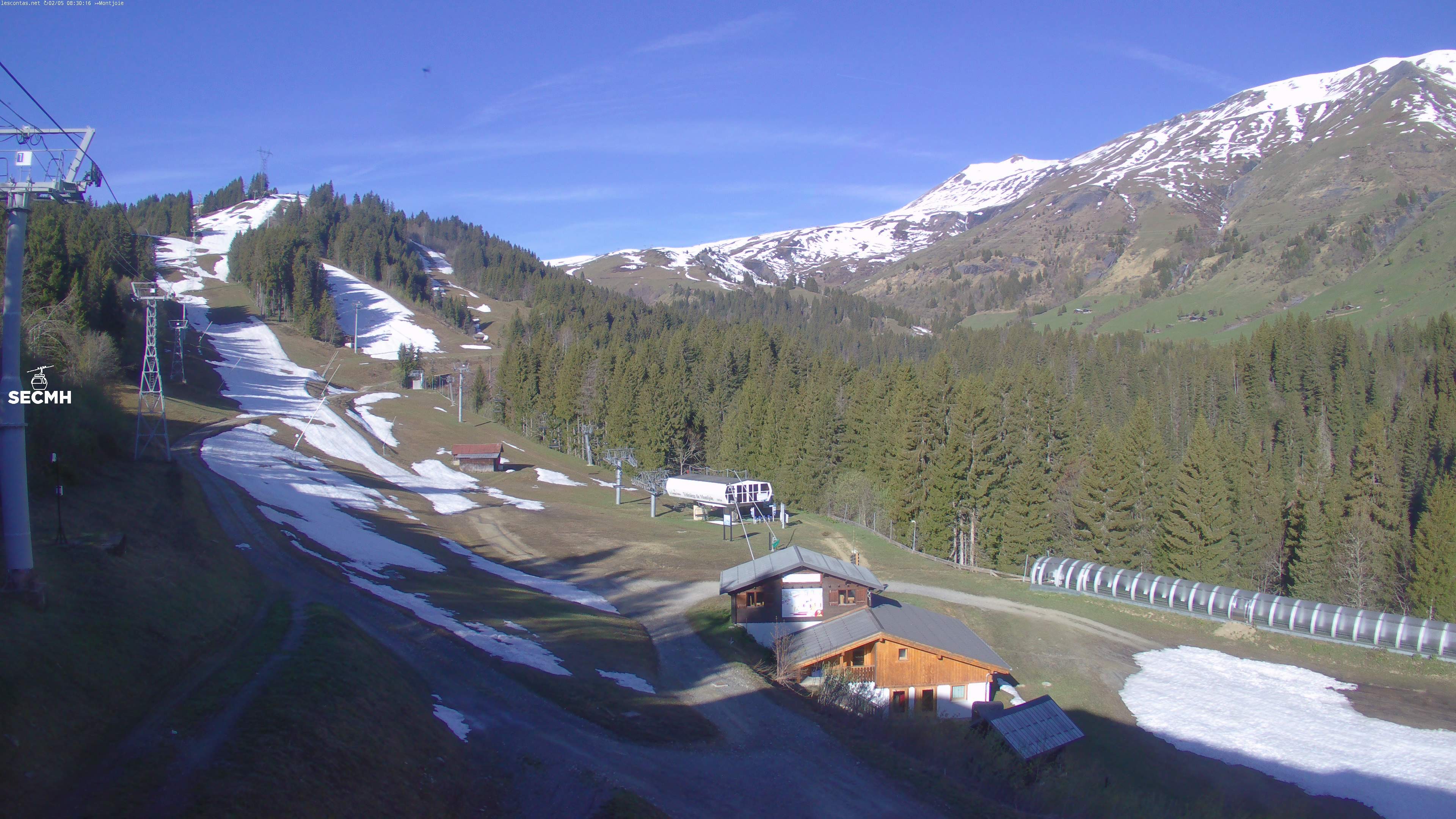 Archiv Foto Webcam Les Contamines, L'Etape