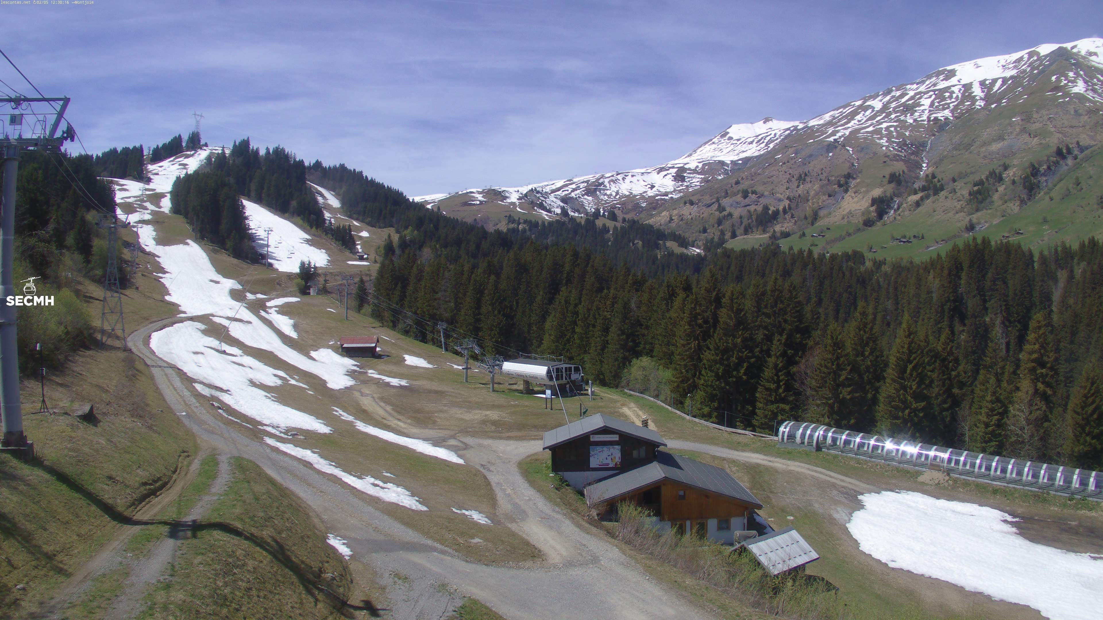 Archiv Foto Webcam Les Contamines, L'Etape