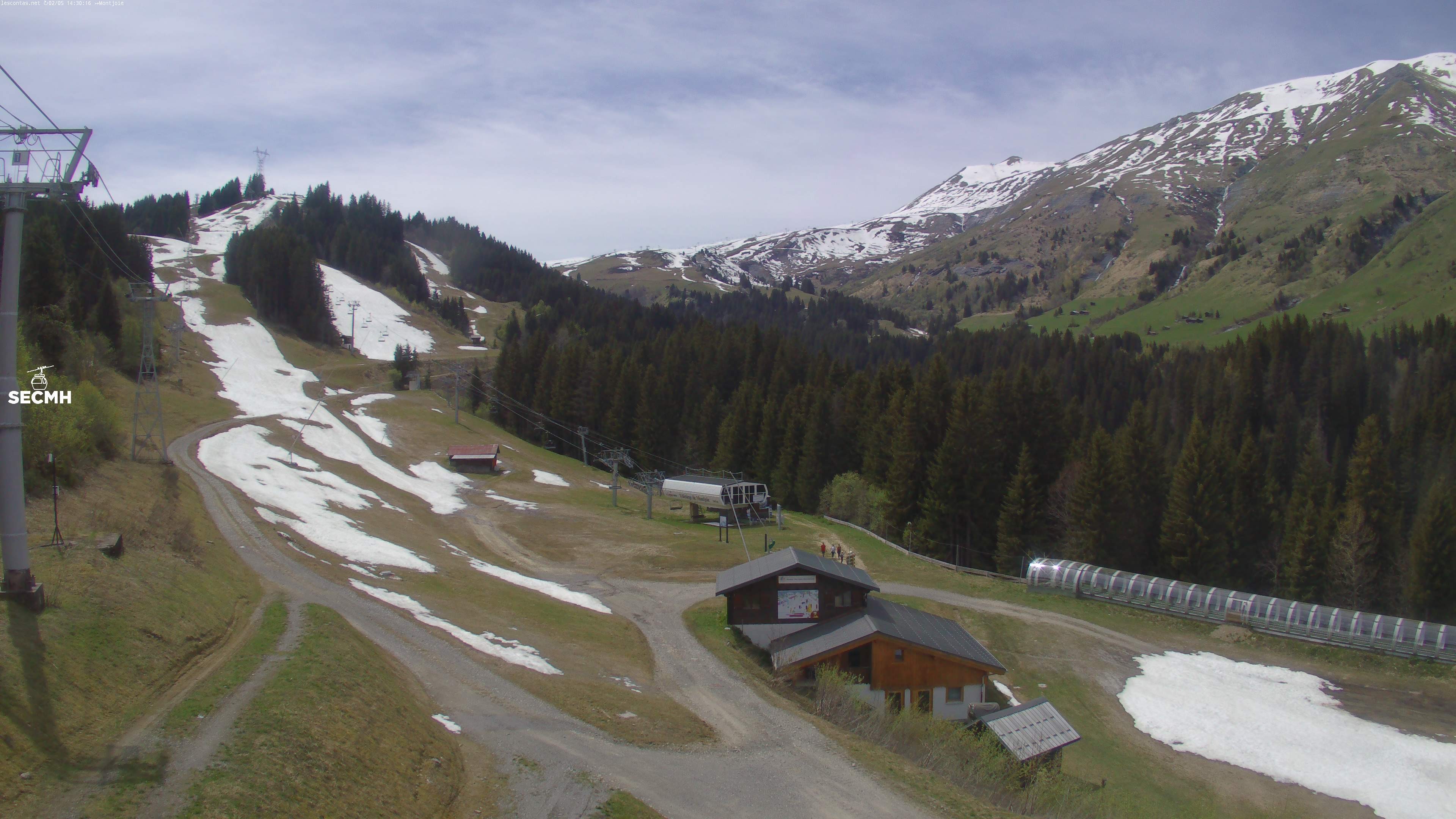 Archiv Foto Webcam Les Contamines, L'Etape